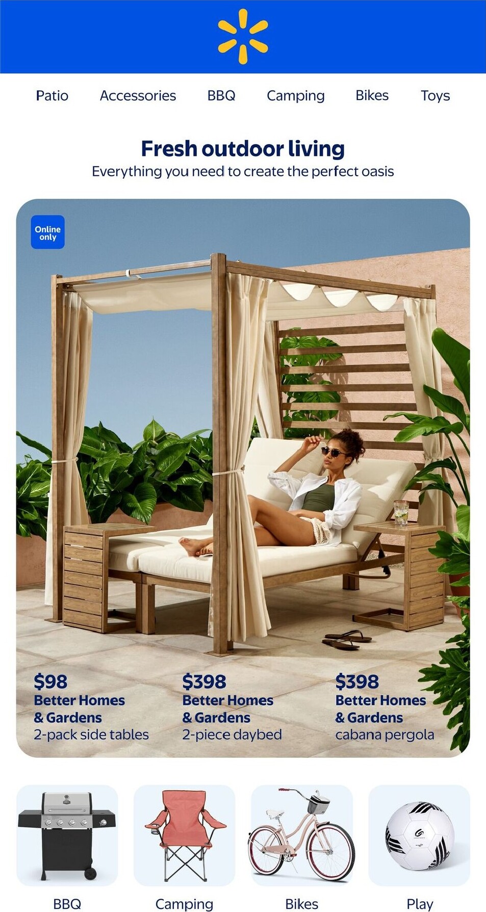 walmart - Walmart - Outdoor living Flyer Valid From 2026-02-26 to 2026-03-11 - page: 1