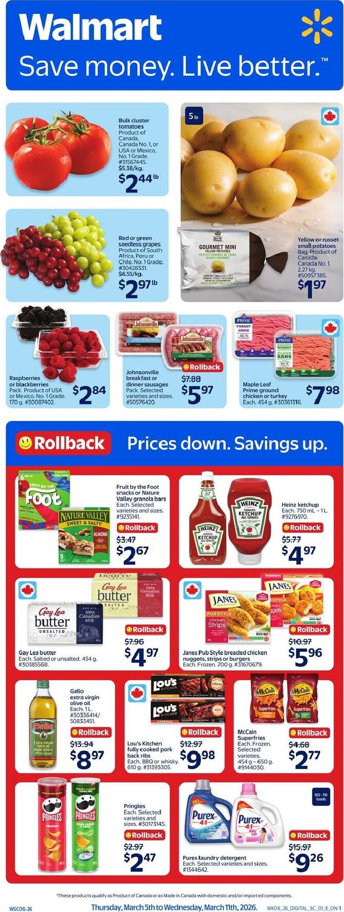 walmart - Walmart Flyer Valid From 2026-03-05 to 2026-03-11