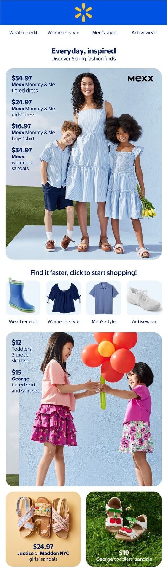 walmart - Walmart - Spring Fashion Flyer Valid From 2026-03-05 to 2026-04-01