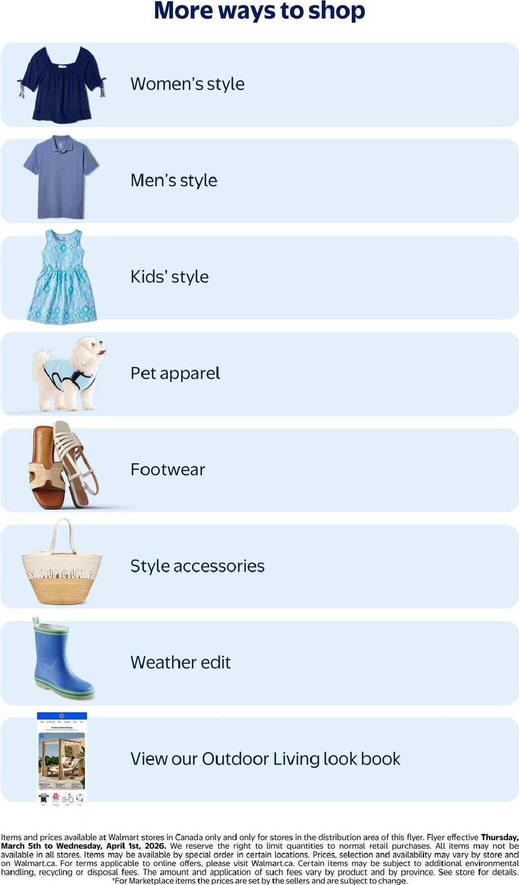 walmart - Walmart - Spring Fashion Flyer Valid From 2026-03-05 to 2026-04-01 - page: 14