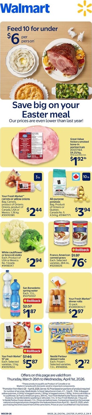 walmart - Walmart Flyer Valid From 2026-03-26 to 2026-04-01 - page: 3