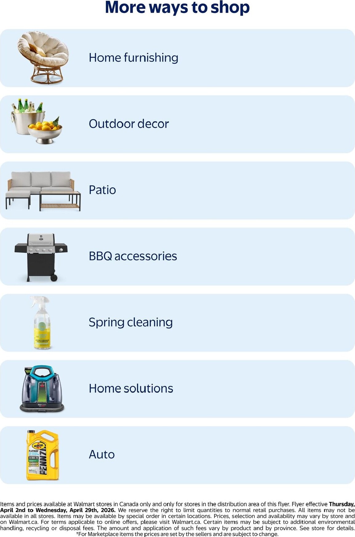 walmart - Walmart - Spring Home Flyer Valid from 2026-04-02 to 2026-04-29 - page: 29