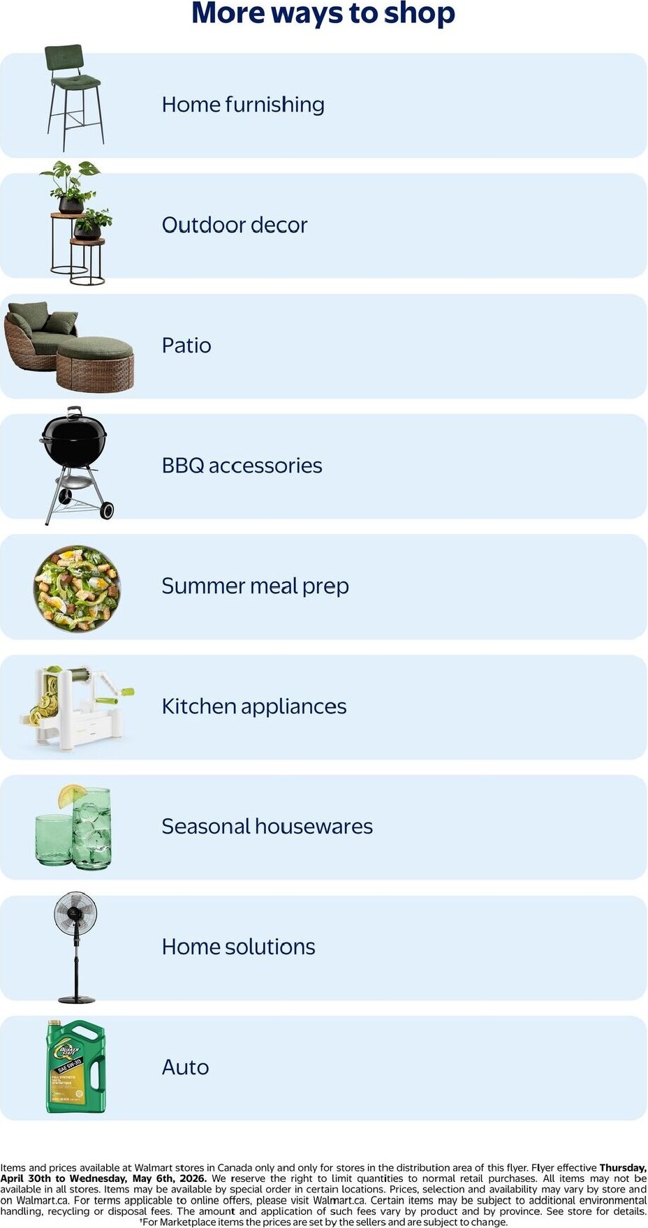 walmart - New Walmart - Summer Home Flyer for This Week – 2026-04-30 to 2026-05-27 - page: 25