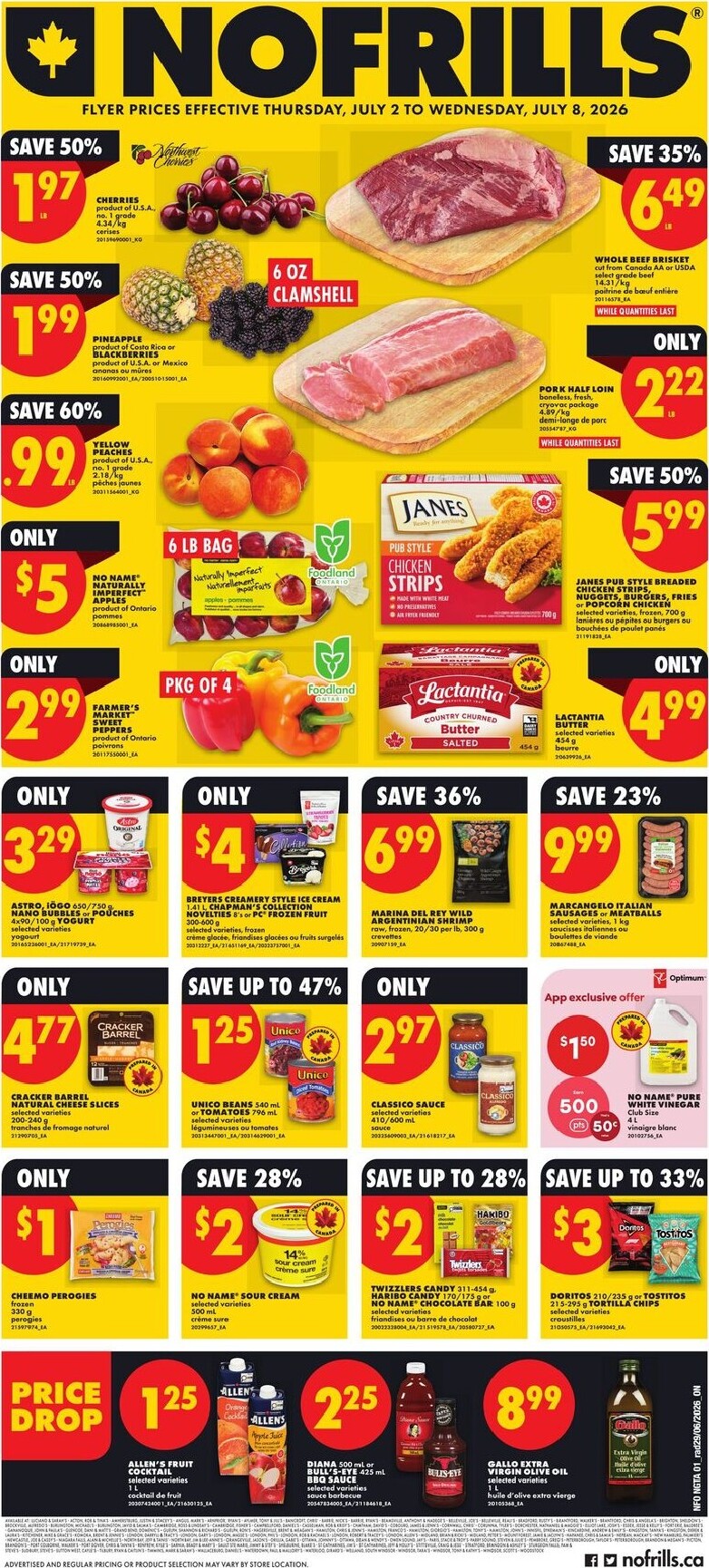 no-frills - New No Frills Flyer for This Week – 2026-07-02 to 2026-07-09 - page: 1