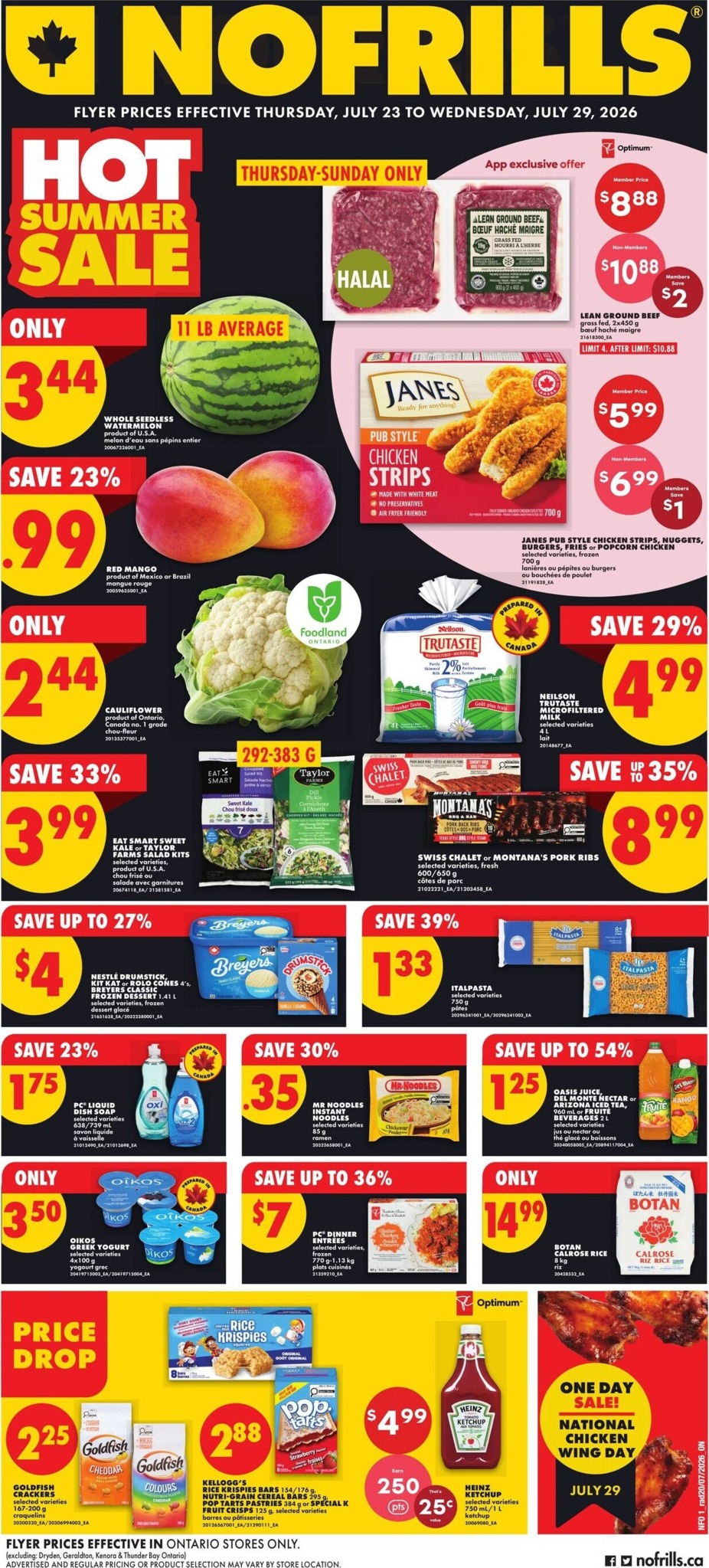 no-frills - New No Frills - Weekly Flyer - Valid Thursday, July 23 - Wednesday, July 29 Flyer for This Week – 2026-07-23 to 2026-07-30 - page: 1