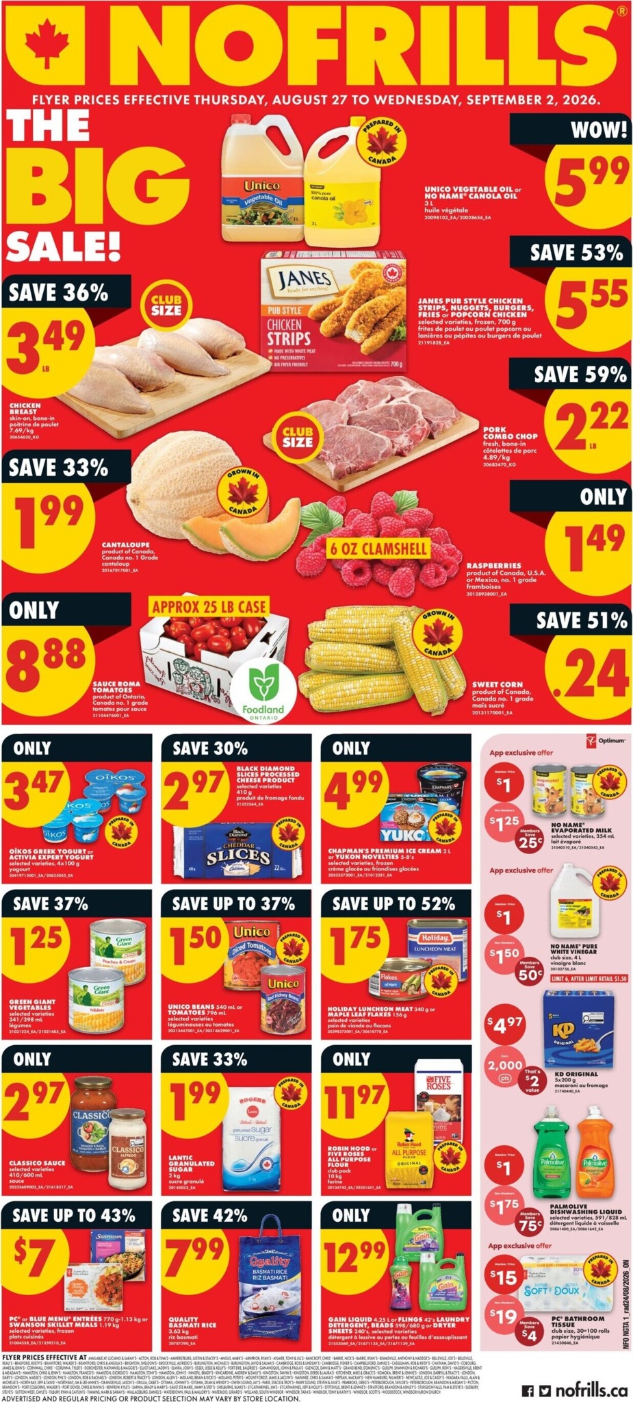 no-frills - New No Frills Flyer for This Week – 2026-08-27 to 2026-09-02 - page: 1