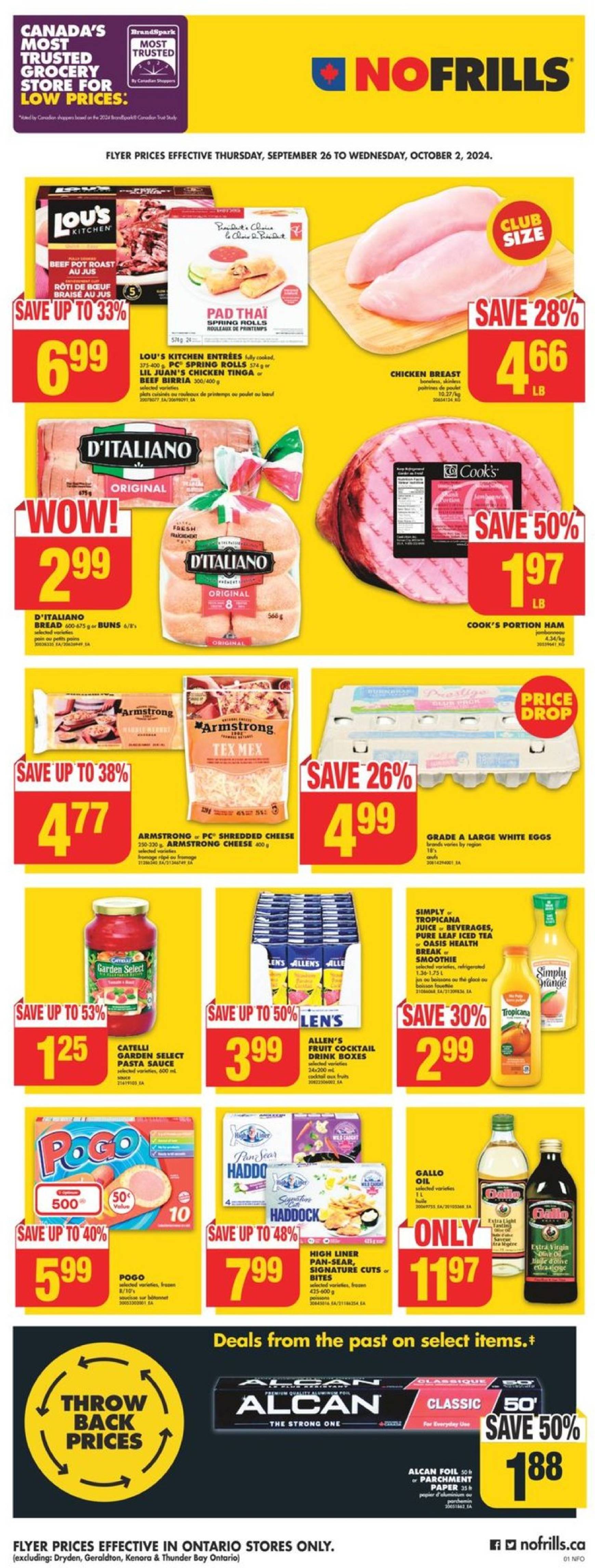 no-frills - Latest No Frills flyer valid from 26.09. - 02.10. - page: 2