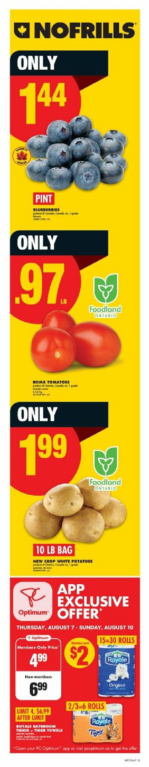 no-frills - No Frills flyer valid from 08-07 - 08-13 - page: 1