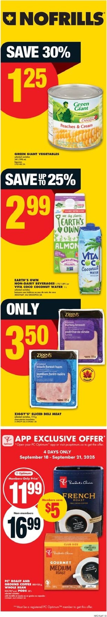 no-frills - No Frills flyer valid from 09-18 - 09-24