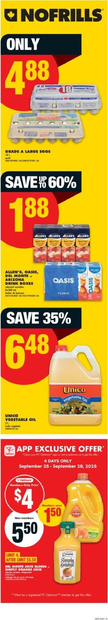 no-frills - No Frills flyer valid from 09-25 - 10-01