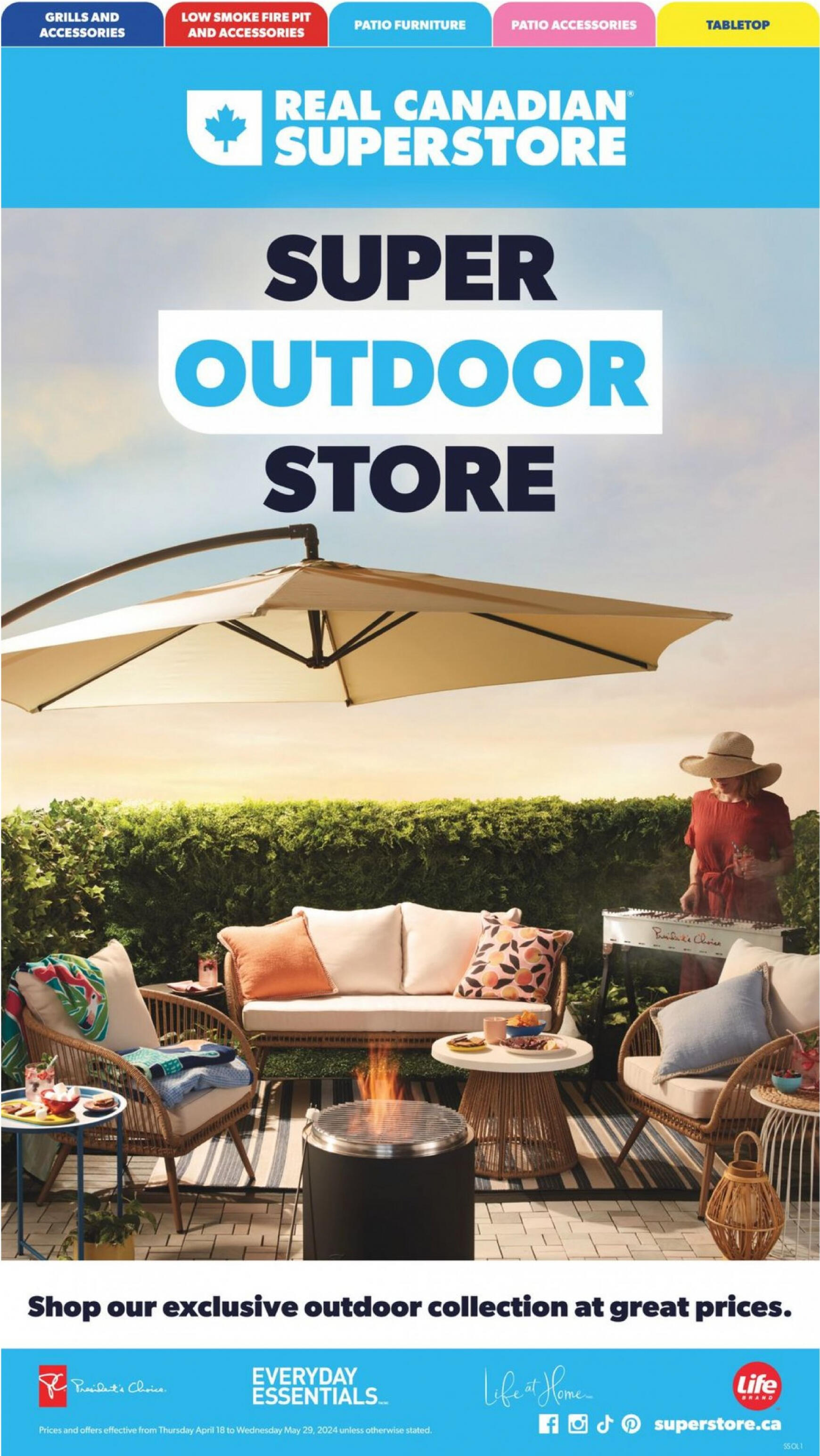 real-canadian-superstore - Real Canadian Superstore - Outdoor Living Book flyer current 18.04. - 29.05.