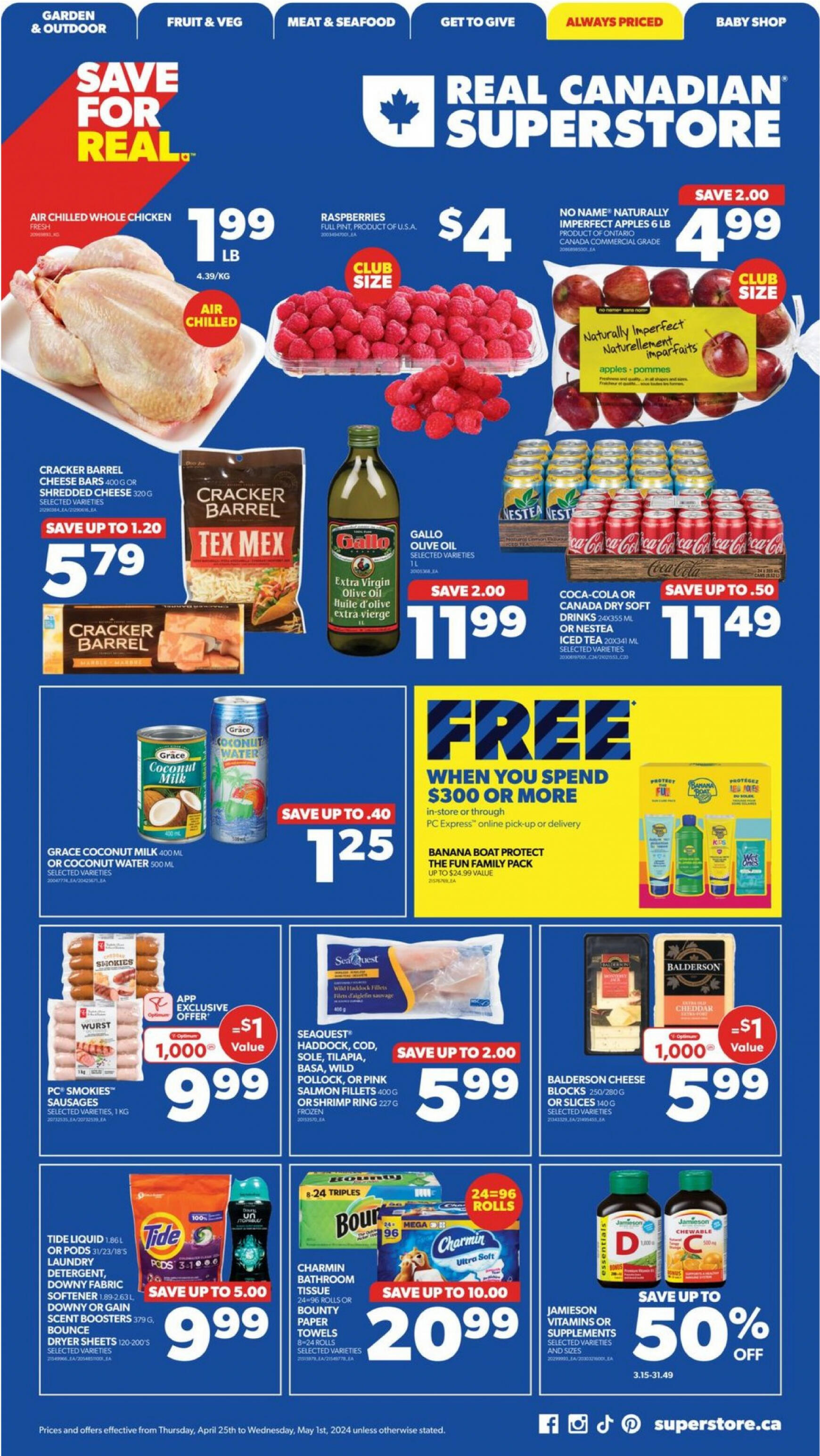 real-canadian-superstore - Real Canadian Superstore flyer current 25.04. - 01.05.
