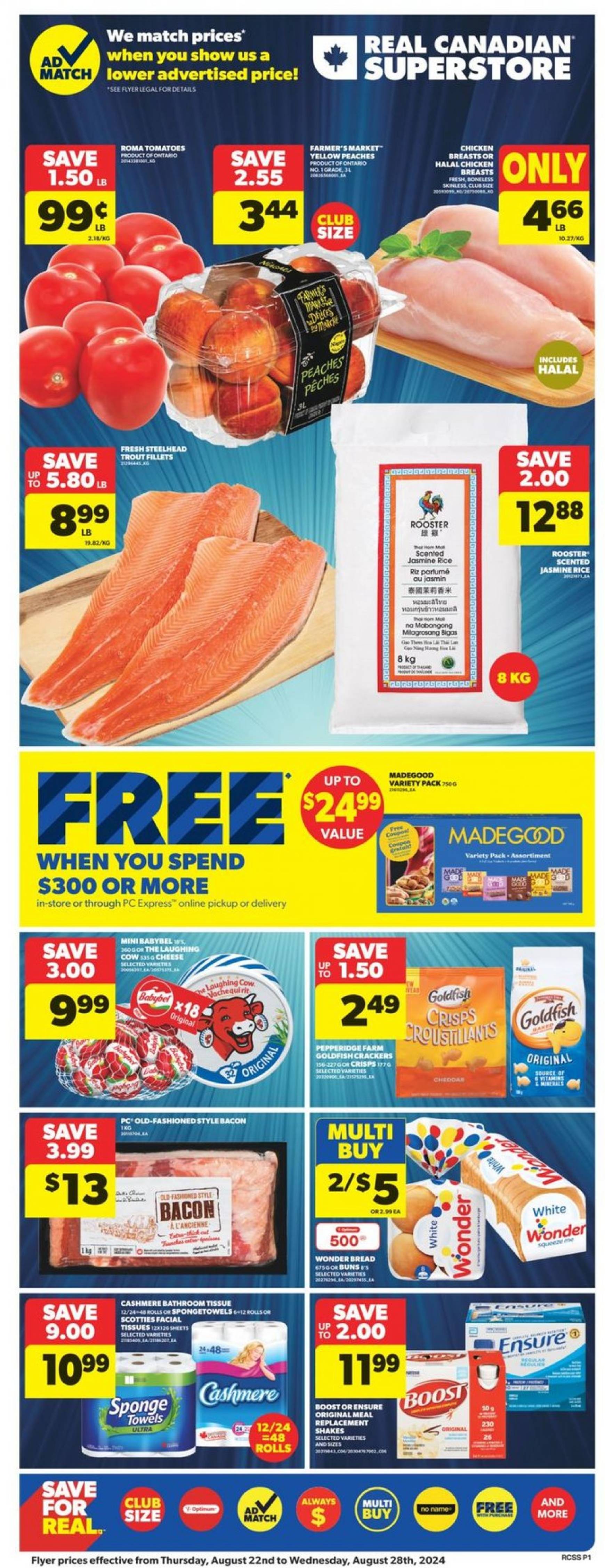 real-canadian-superstore - Latest Real Canadian Superstore flyer 22.08. - 28.08. - page: 3