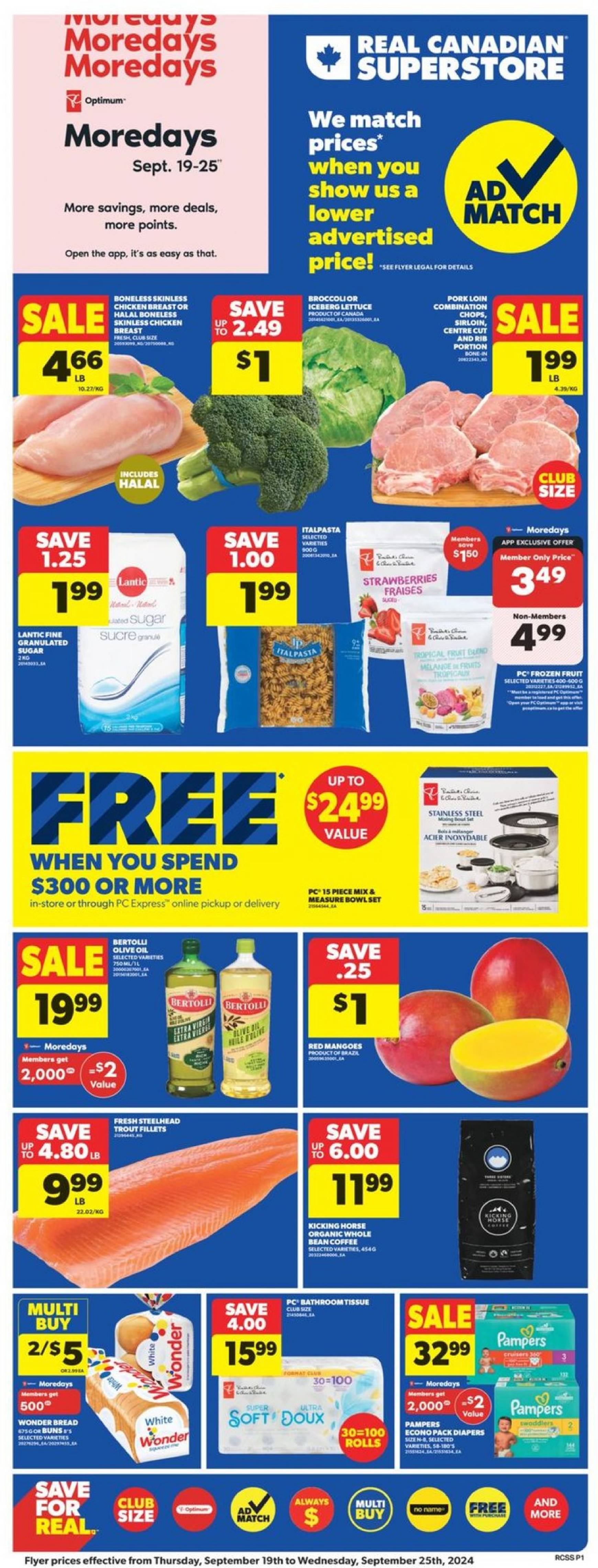 real-canadian-superstore - Latest Real Canadian Superstore flyer 19.09. - 25.09. - page: 3