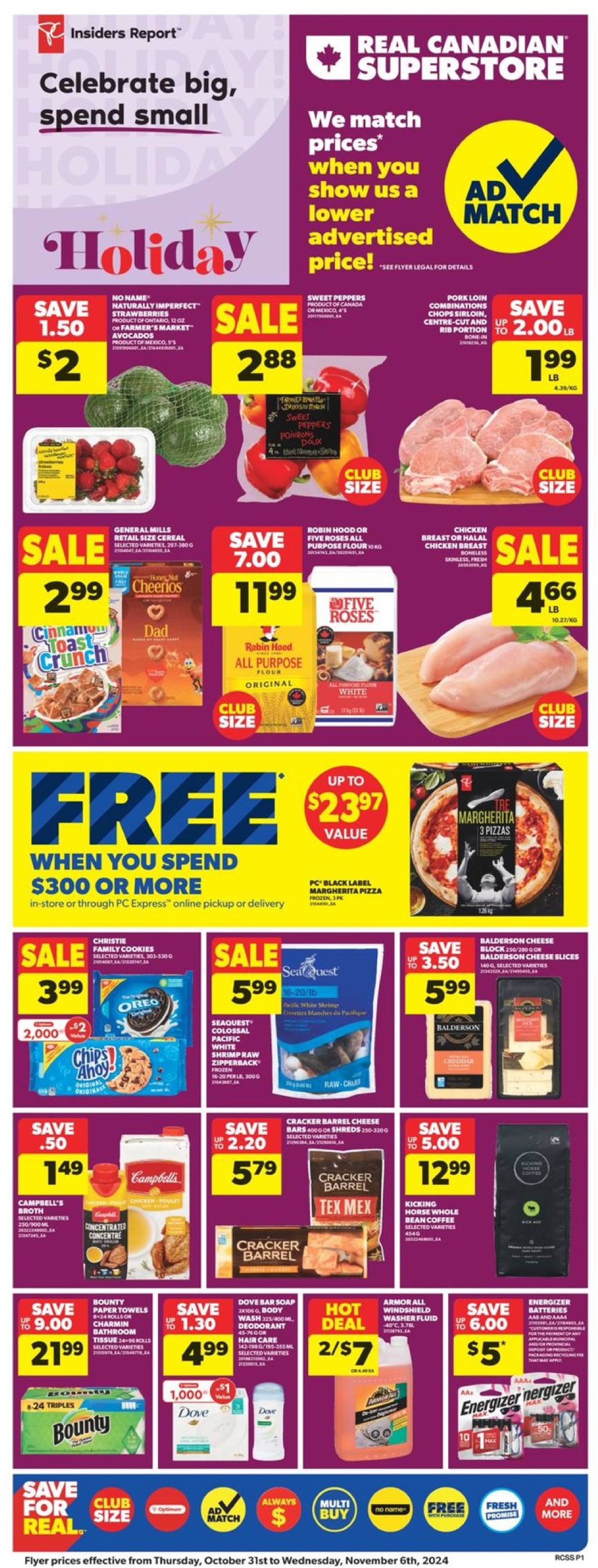 real-canadian-superstore - Real Canadian Superstore flyer valid from 31.10. - 06.11. - page: 2