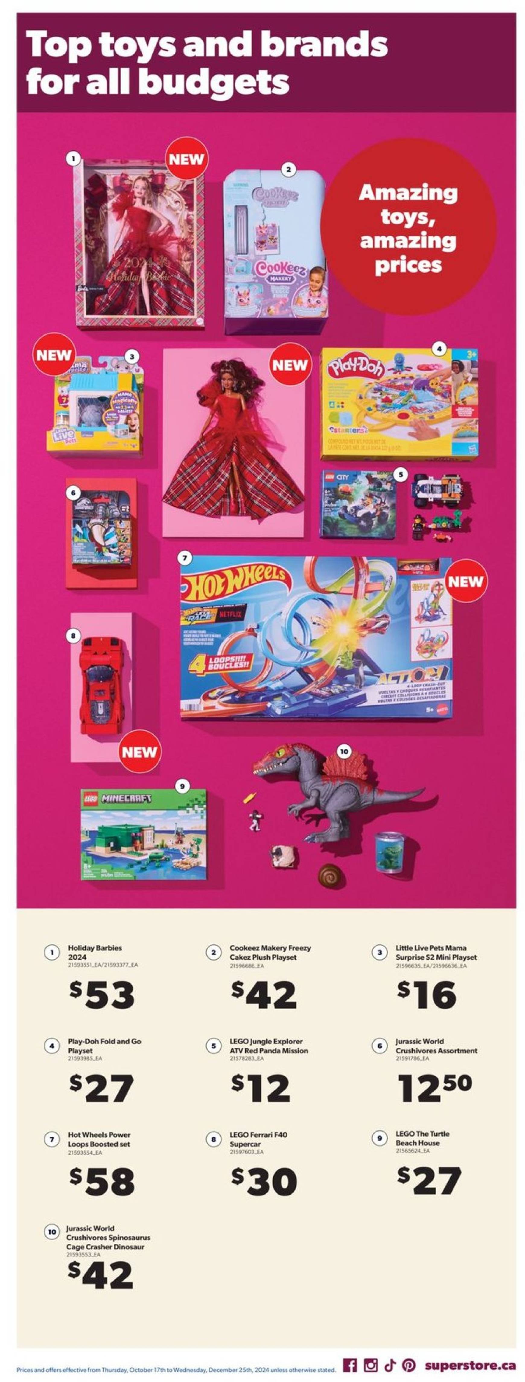 real-canadian-superstore - Real Canadian Superstore - Toys flyer valid from 17.10. - 25.12. - page: 4