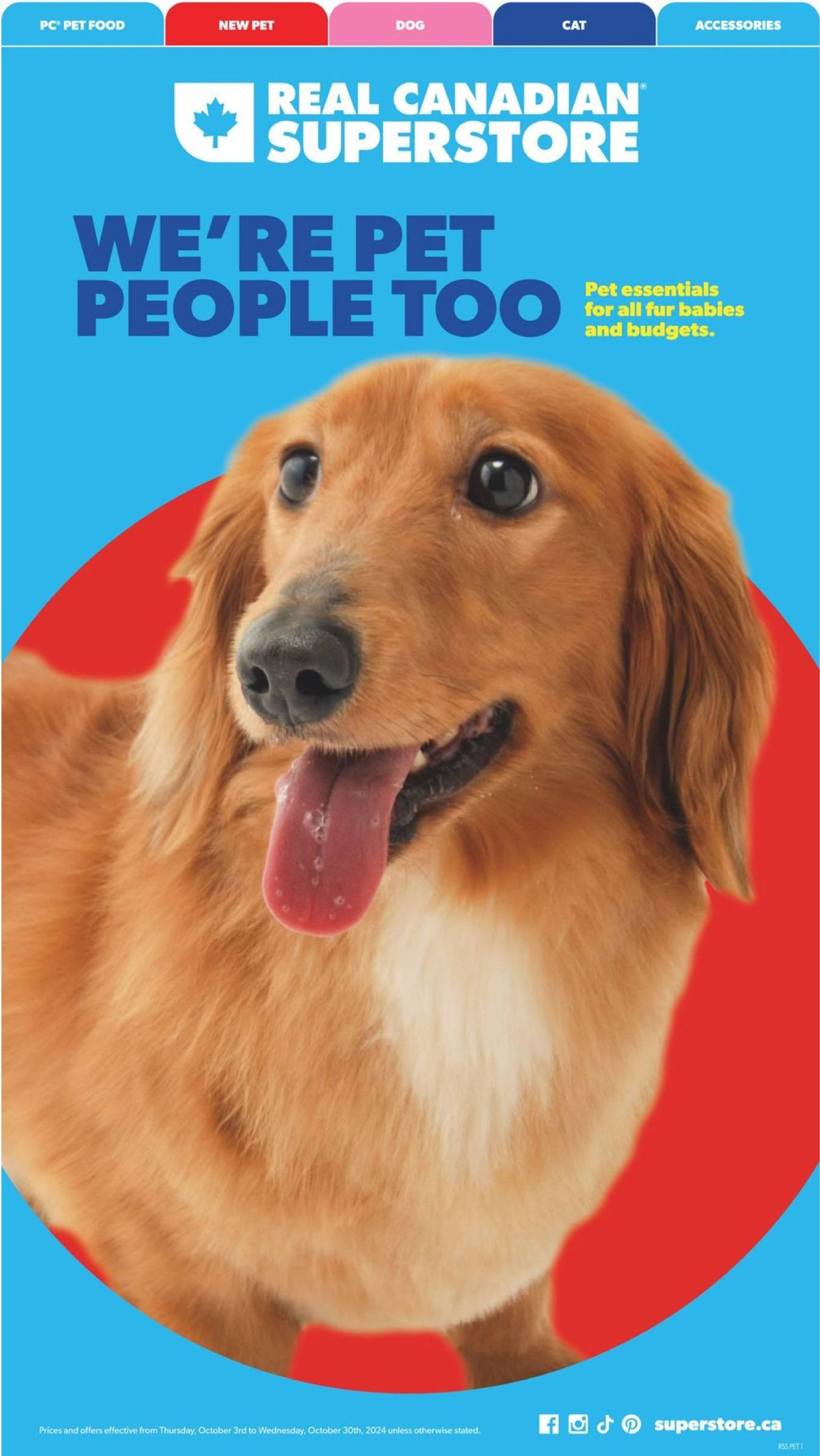 real-canadian-superstore - Real Canadian Superstore - Pet Book flyer valid from 03.10. - 31.10.