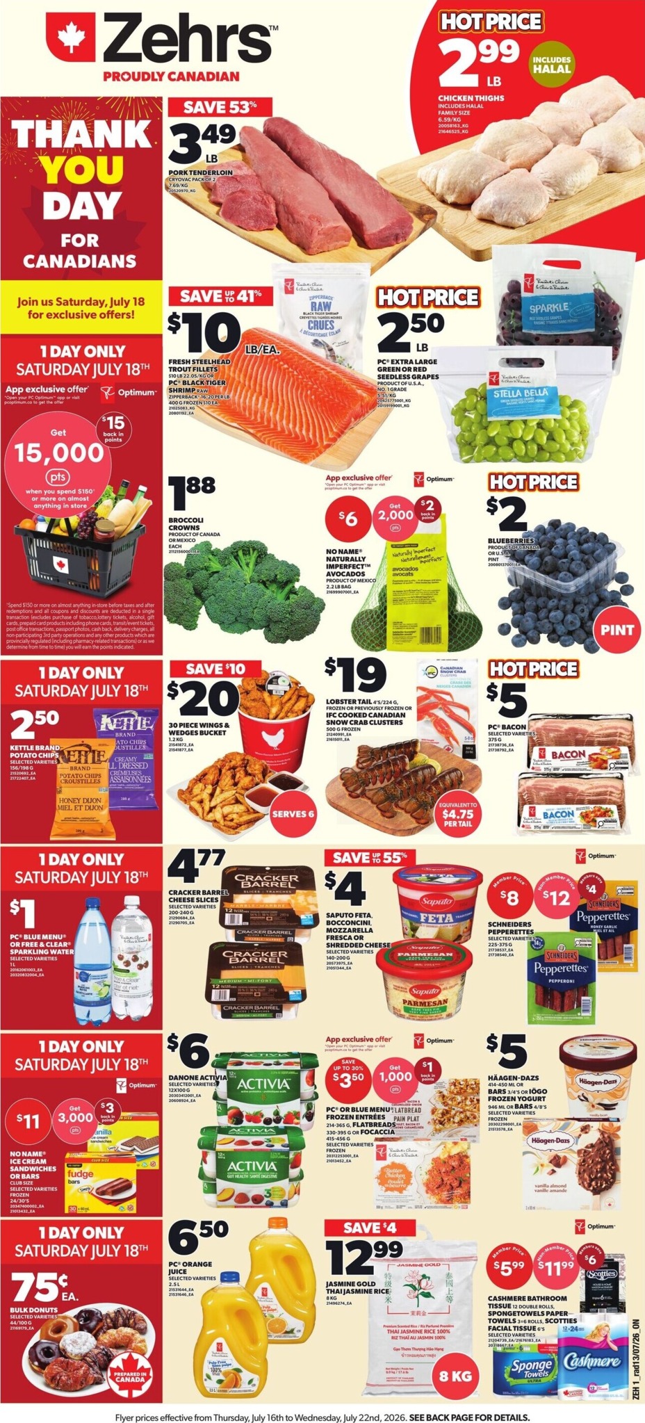 zehrs - New Zehrs Flyer for This Week – 2026-07-16 to 2026-07-22 - page: 1