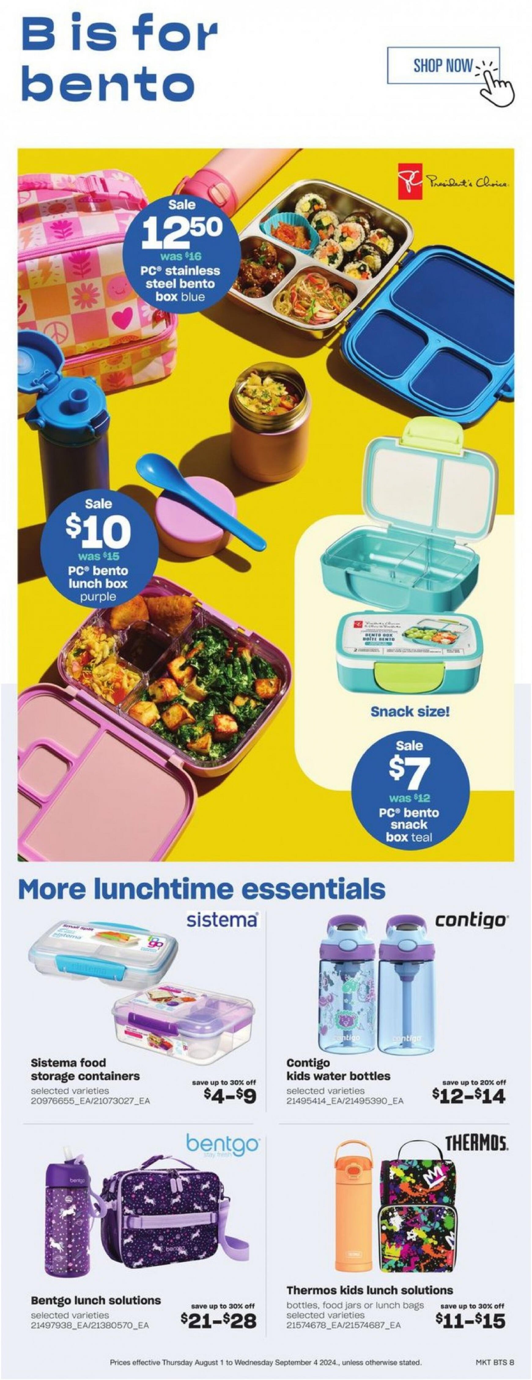 zehrs - Zehrs - Back To School flyer current 01.08. - 04.09. - page: 8