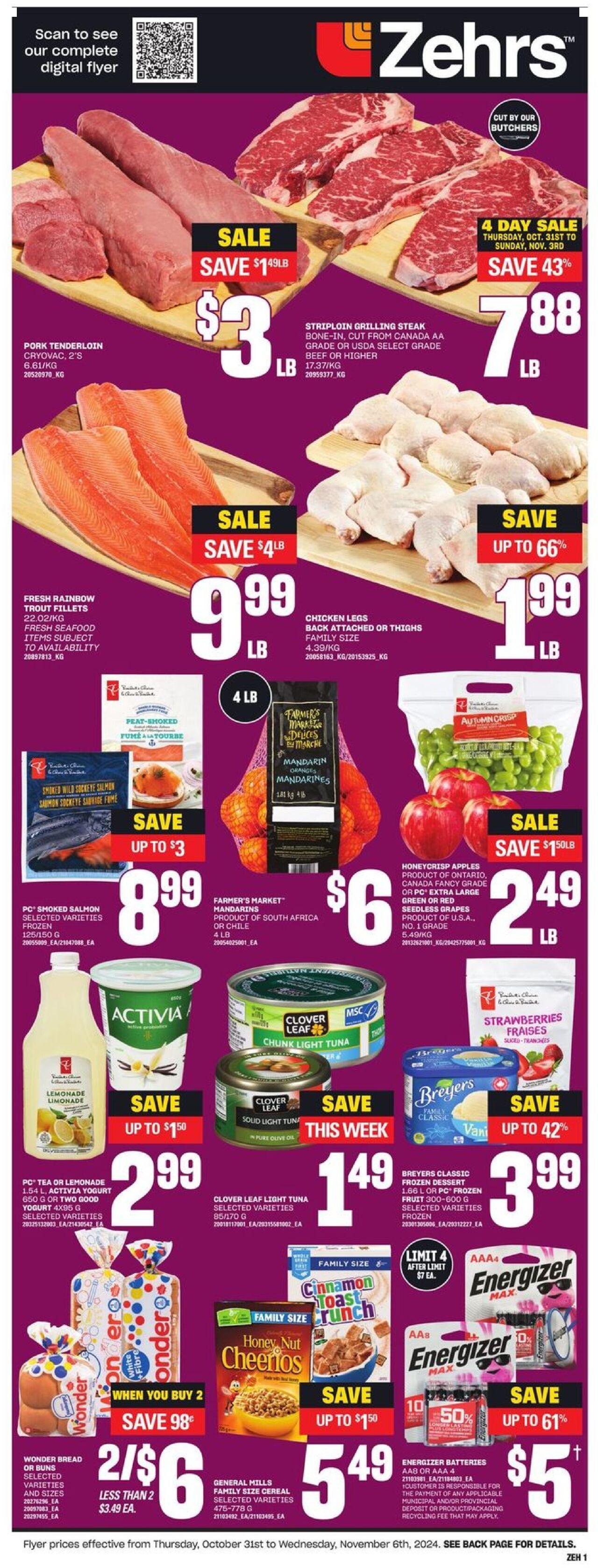 zehrs - Zehrs flyer Oct. 31, 2024 - Nov. 6, 2024 - page: 3