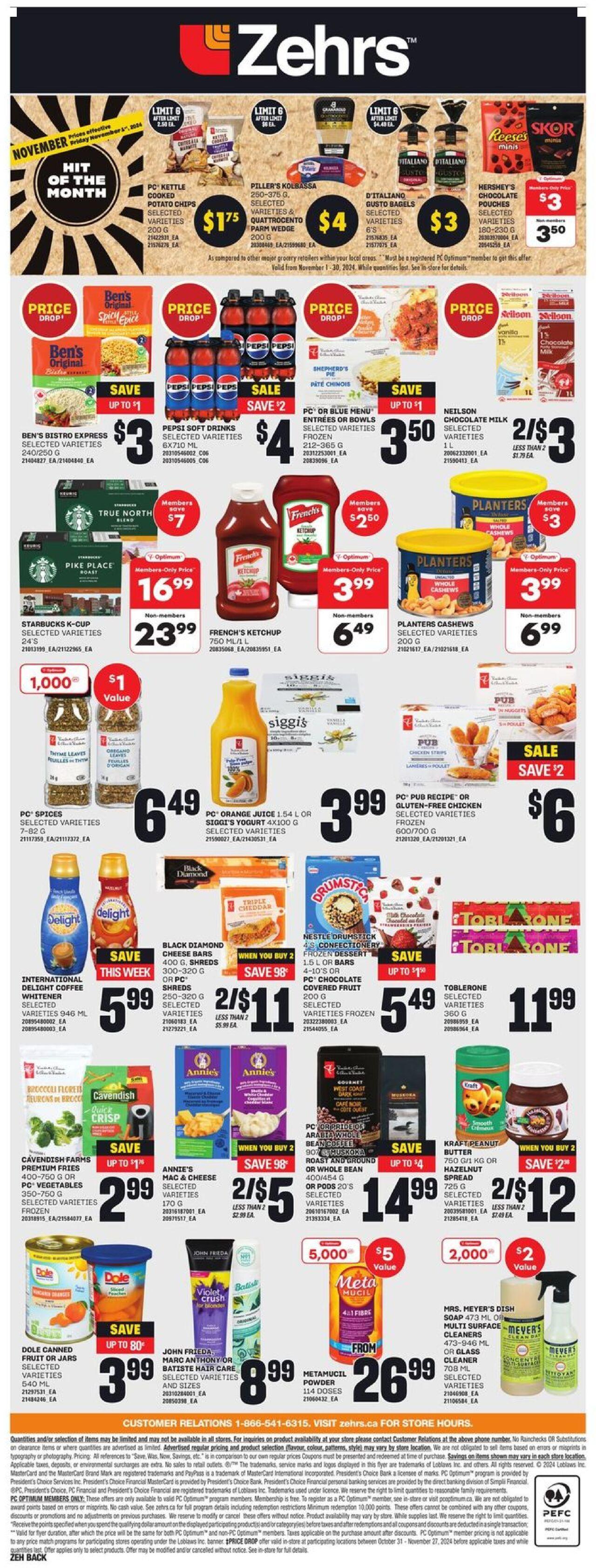 zehrs - Zehrs flyer Oct. 31, 2024 - Nov. 6, 2024 - page: 4