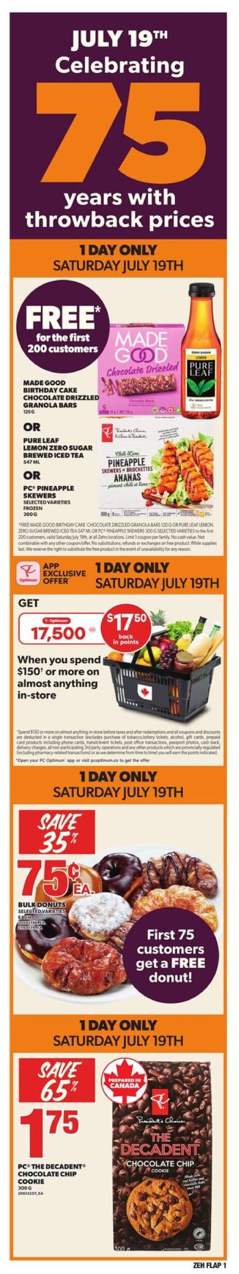 zehrs - Zehrs flyer valid from 07-17 - 07-23