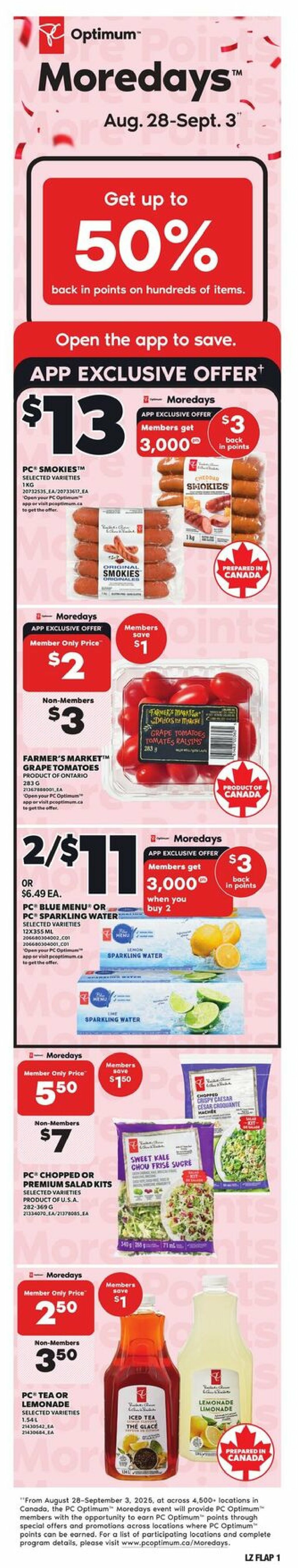 zehrs - Zehrs flyer valid from 08-28 - 09-03