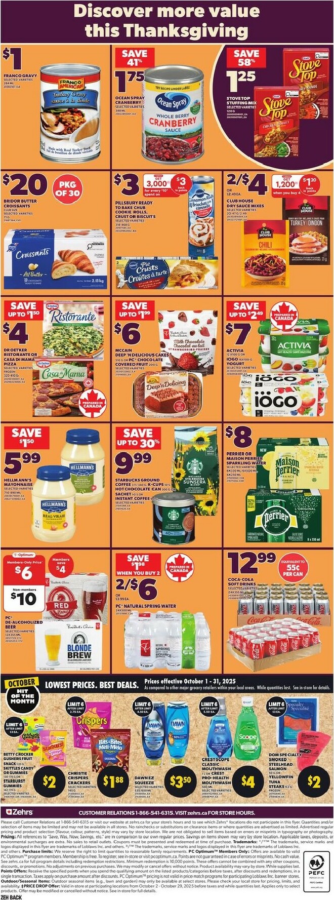 zehrs - Zehrs flyer valid from 10-02 - 10-08 - page: 4