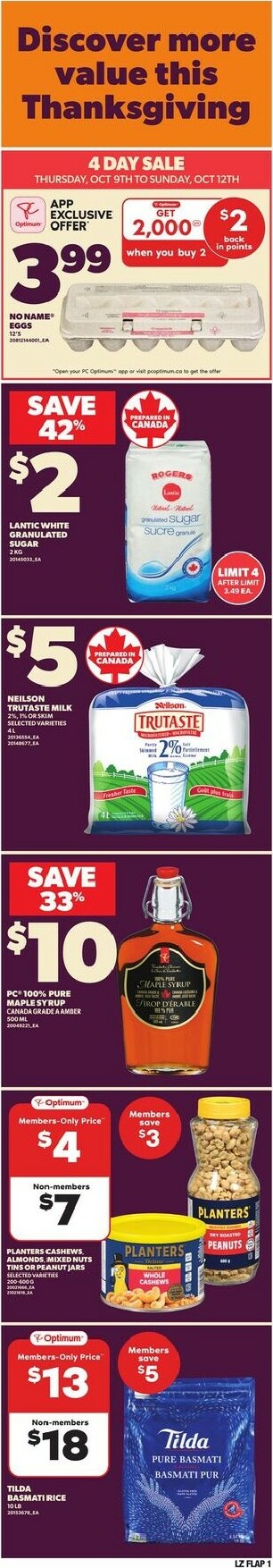 zehrs - Zehrs flyer valid from 10-09 - 10-15