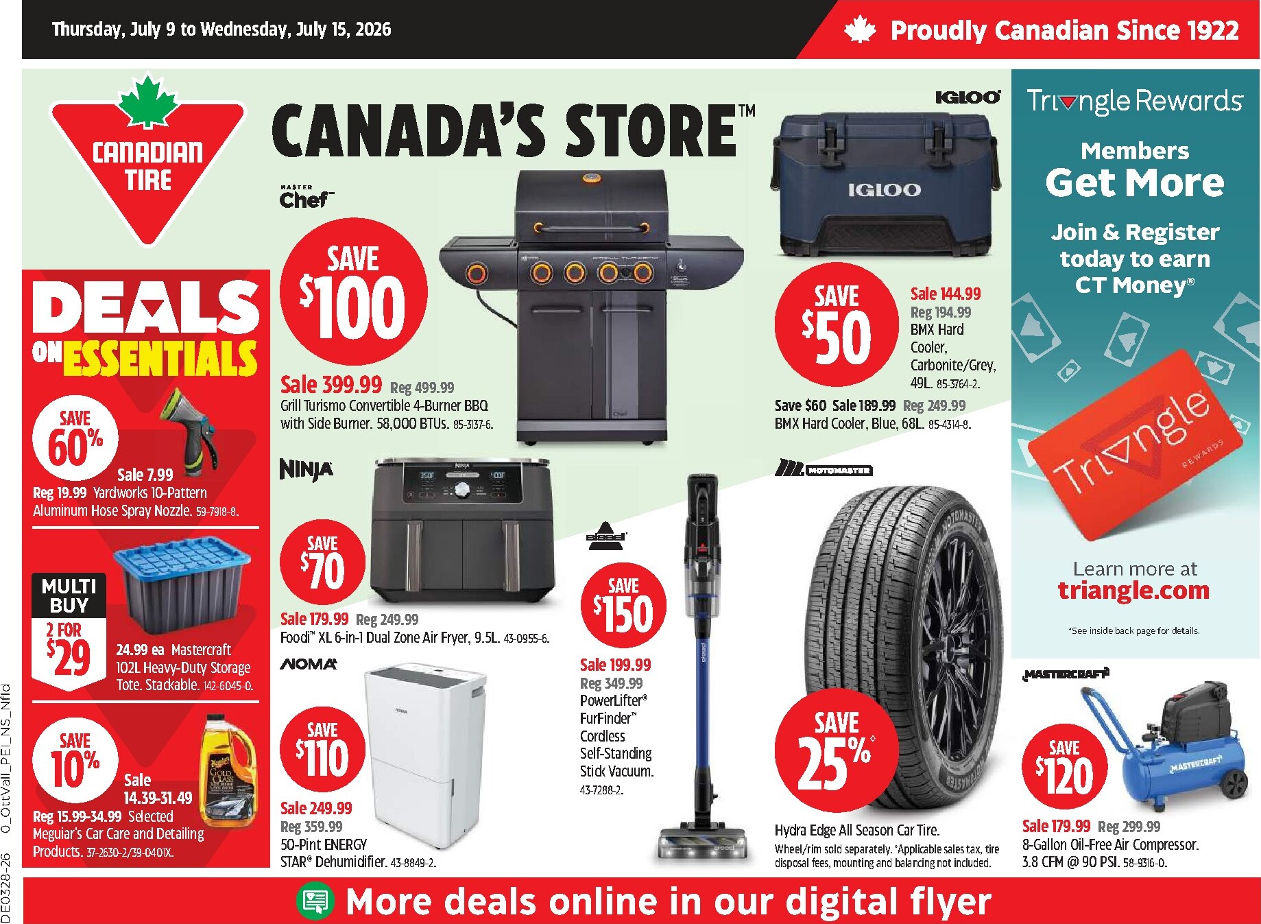 canadian-tire - New Canadian Tire - D0328 Flyer for This Week – 2026-07-09 to 2026-07-15 - page: 1