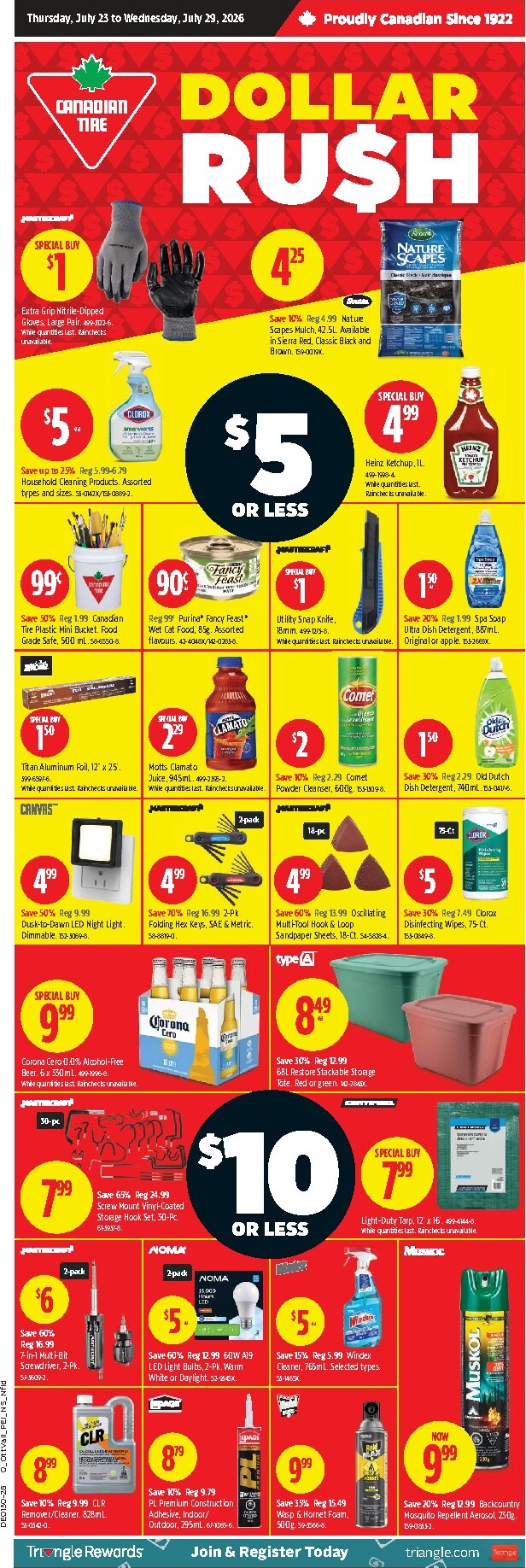 canadian-tire - New Canadian Tire - D0130 Flyer for This Week – 2026-07-23 to 2026-07-29 - page: 1