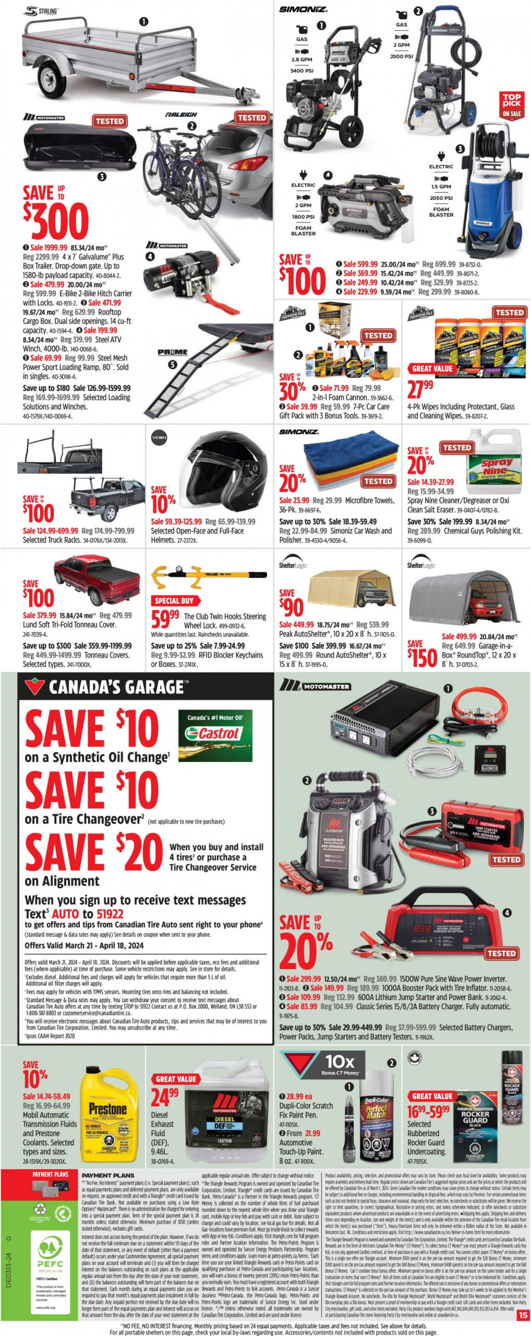 canadian-tire - Canadian Tire valid from 21.03.2024 - page: 15