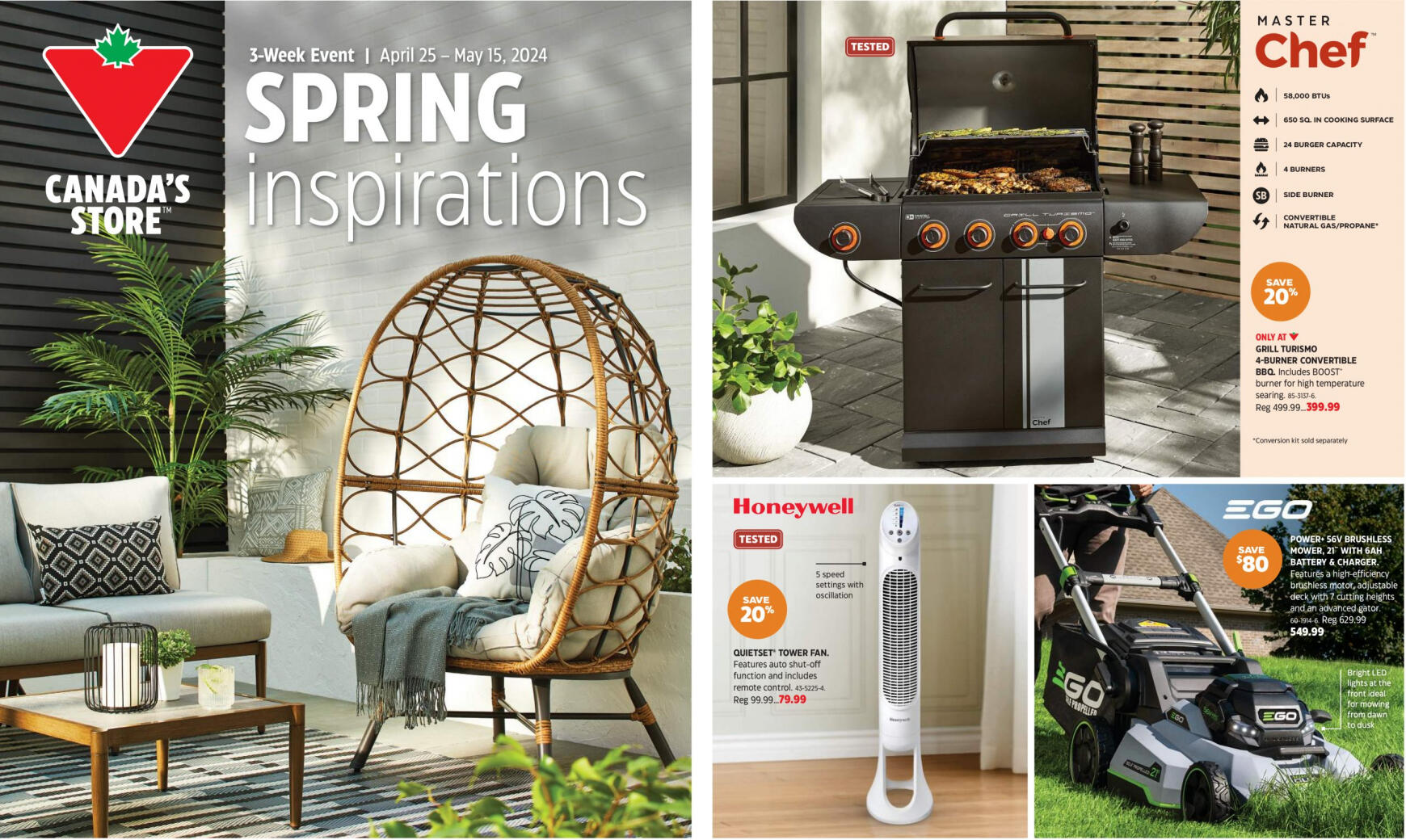 canadian-tire - Canadian Tire - Spring Inspirations flyer current 25.04. - 15.05.