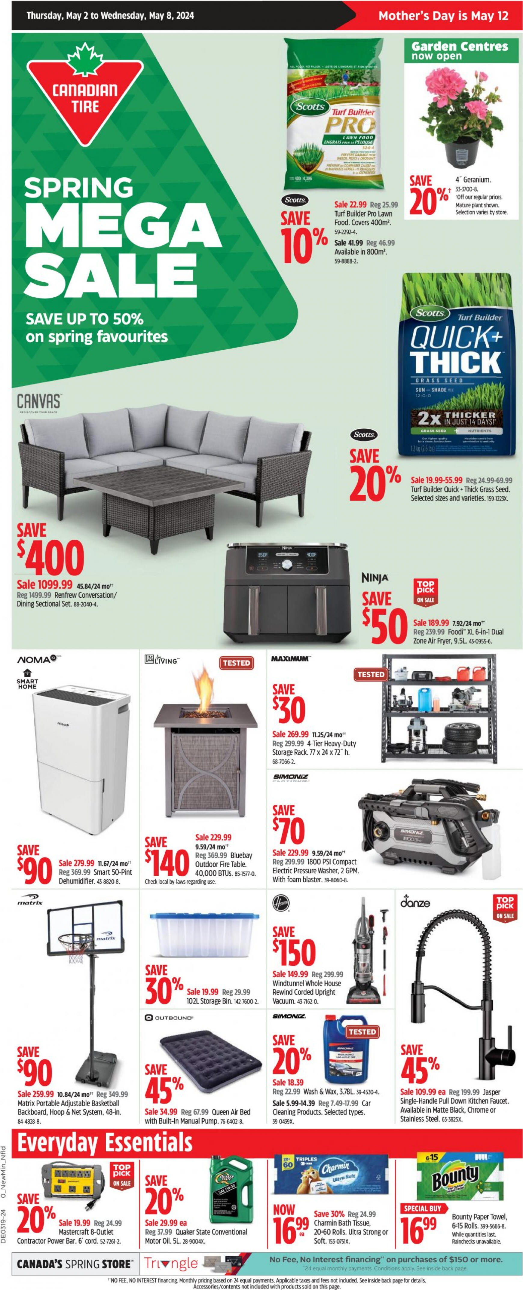 canadian-tire - Canadian Tire flyer current 02.05. - 08.05. - page: 1
