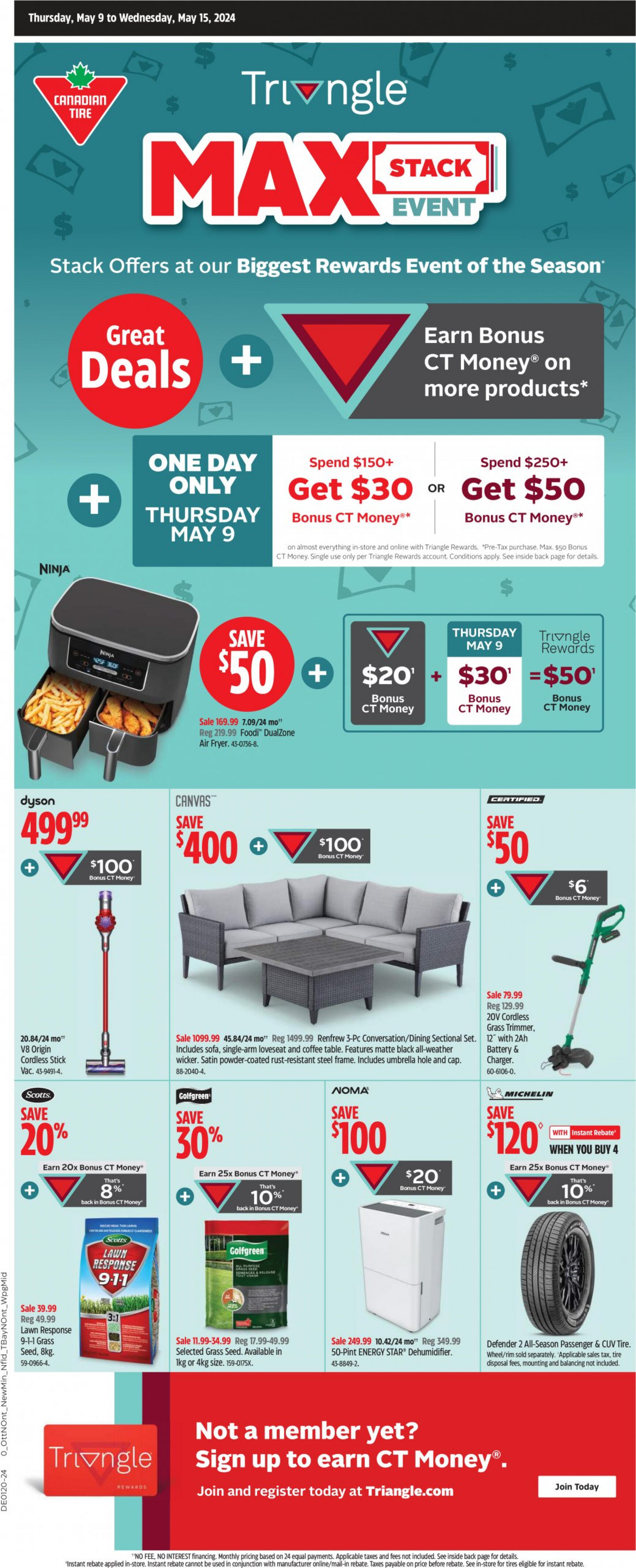 canadian-tire - Canadian Tire flyer current 09.05. - 15.05. - page: 1