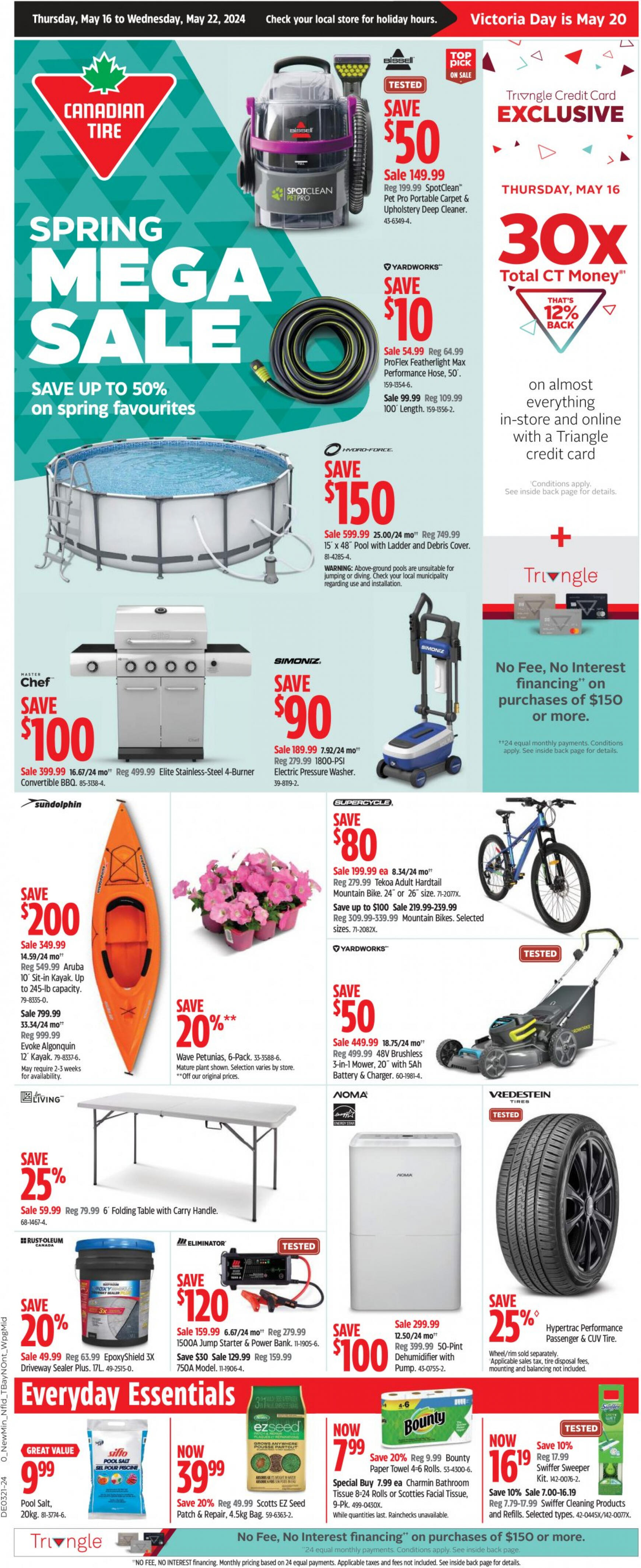 canadian-tire - Canadian Tire flyer current 16.05. - 22.05.
