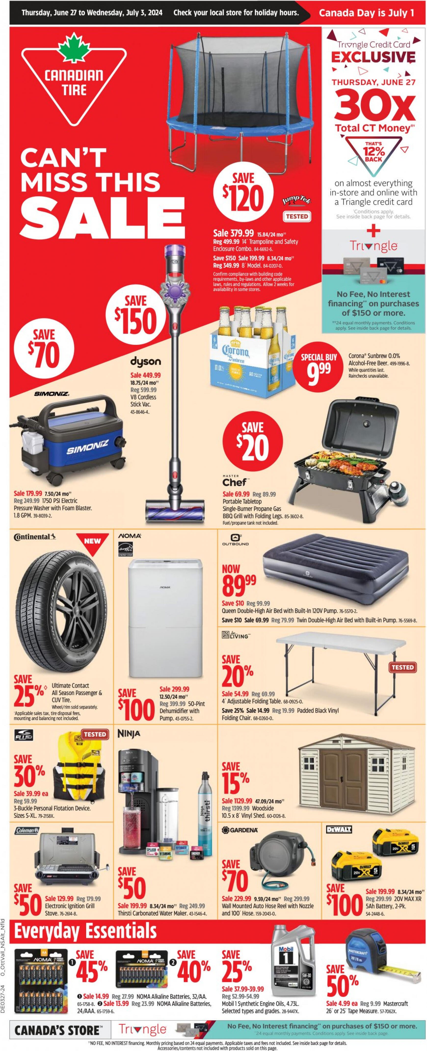 canadian-tire - Canadian Tire flyer current 27.06. - 03.07. - page: 1