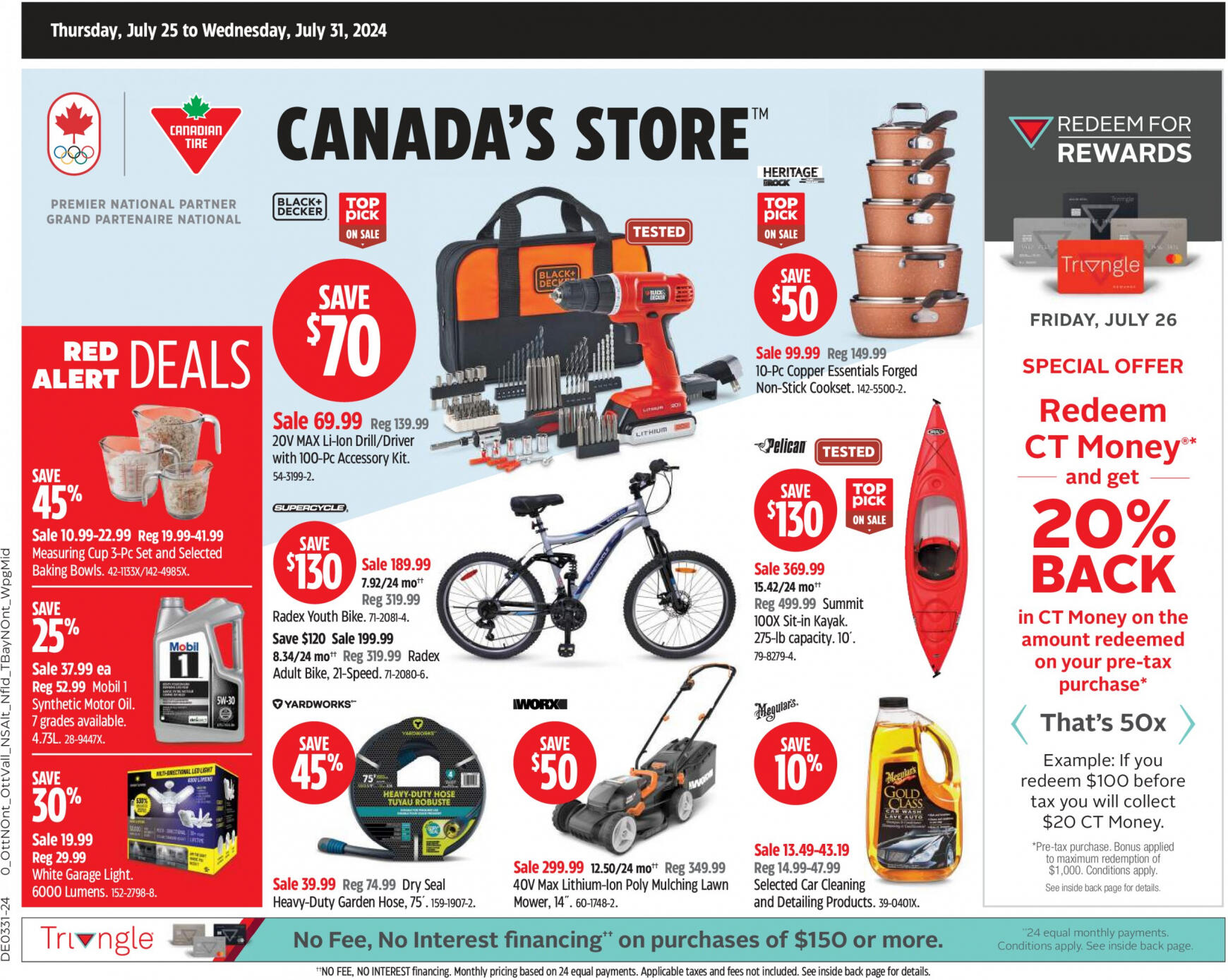 canadian-tire - Canadian Tire flyer current 25.07. - 31.07.