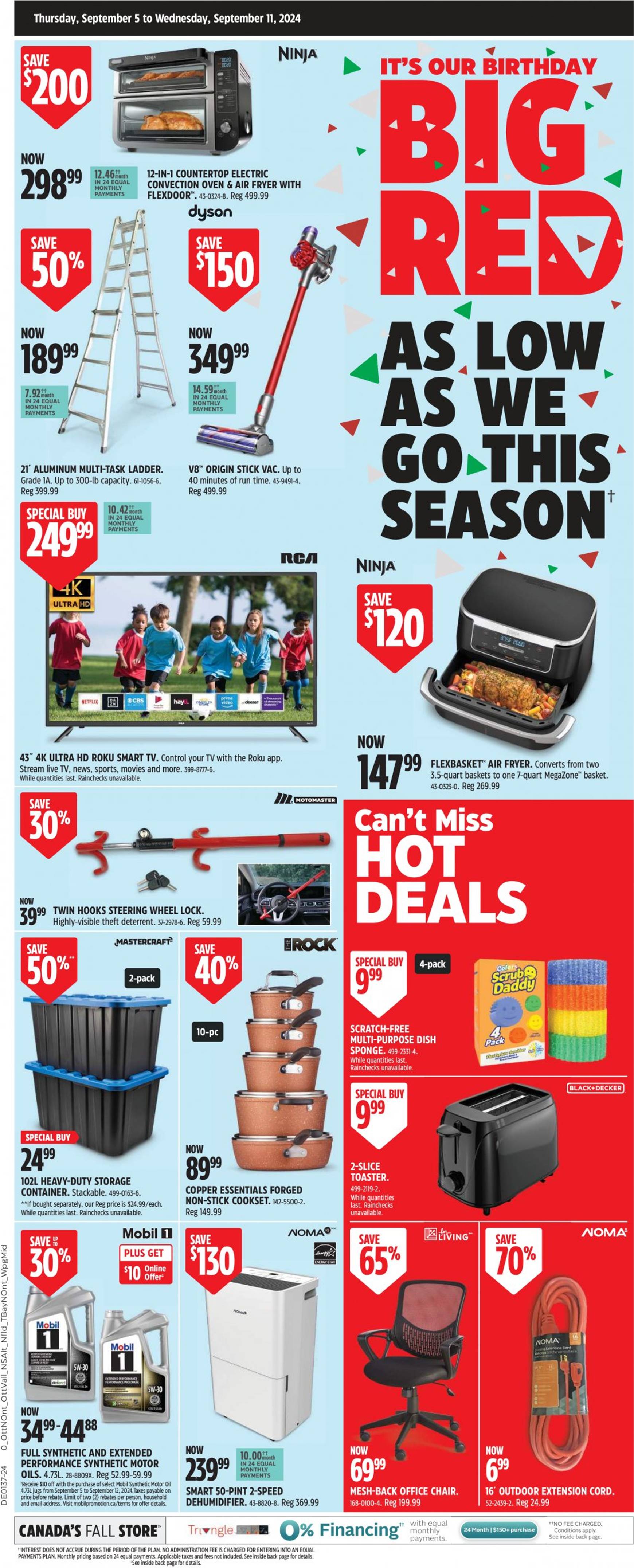 canadian-tire - Latest Canadian Tire flyer 05.09. - 11.09.