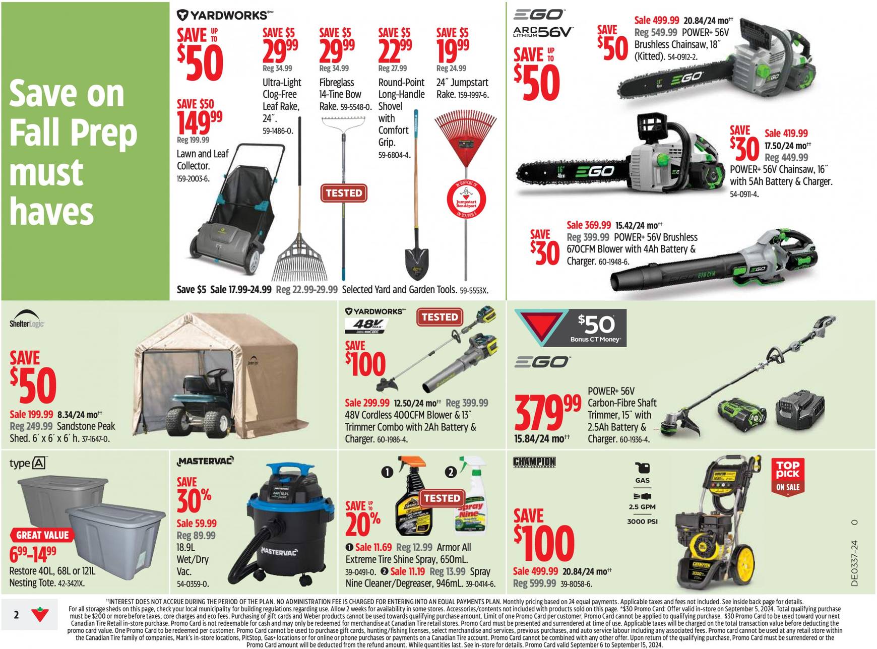 canadian-tire - Latest Canadian Tire flyer 05.09. - 11.09. - page: 2