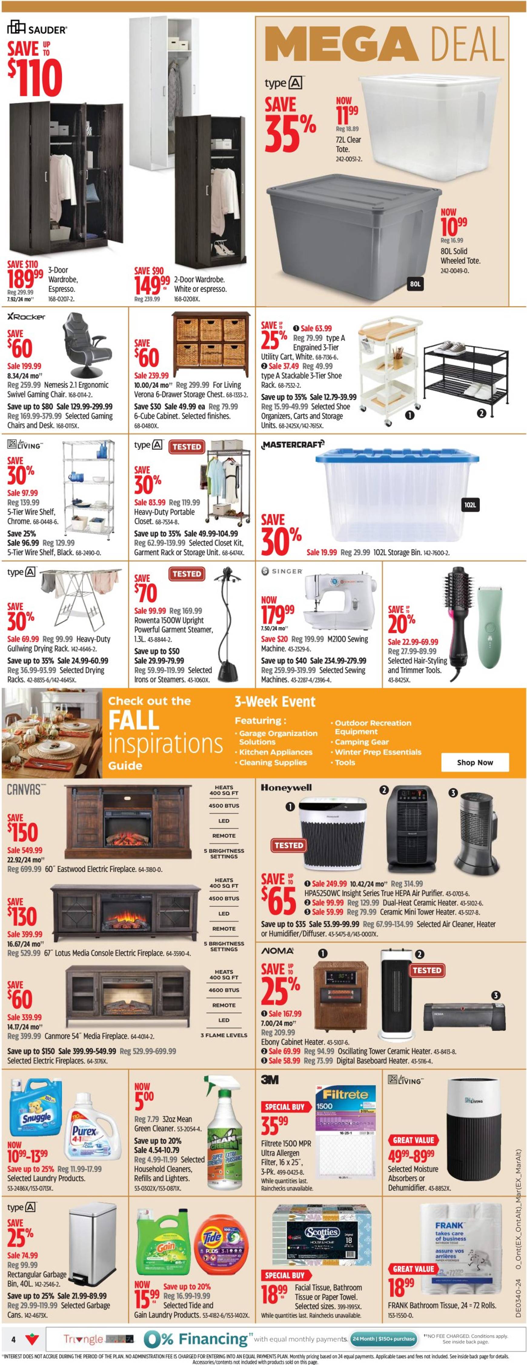 canadian-tire - Latest Canadian Tire flyer valid from 26.09. - 02.10. - page: 4