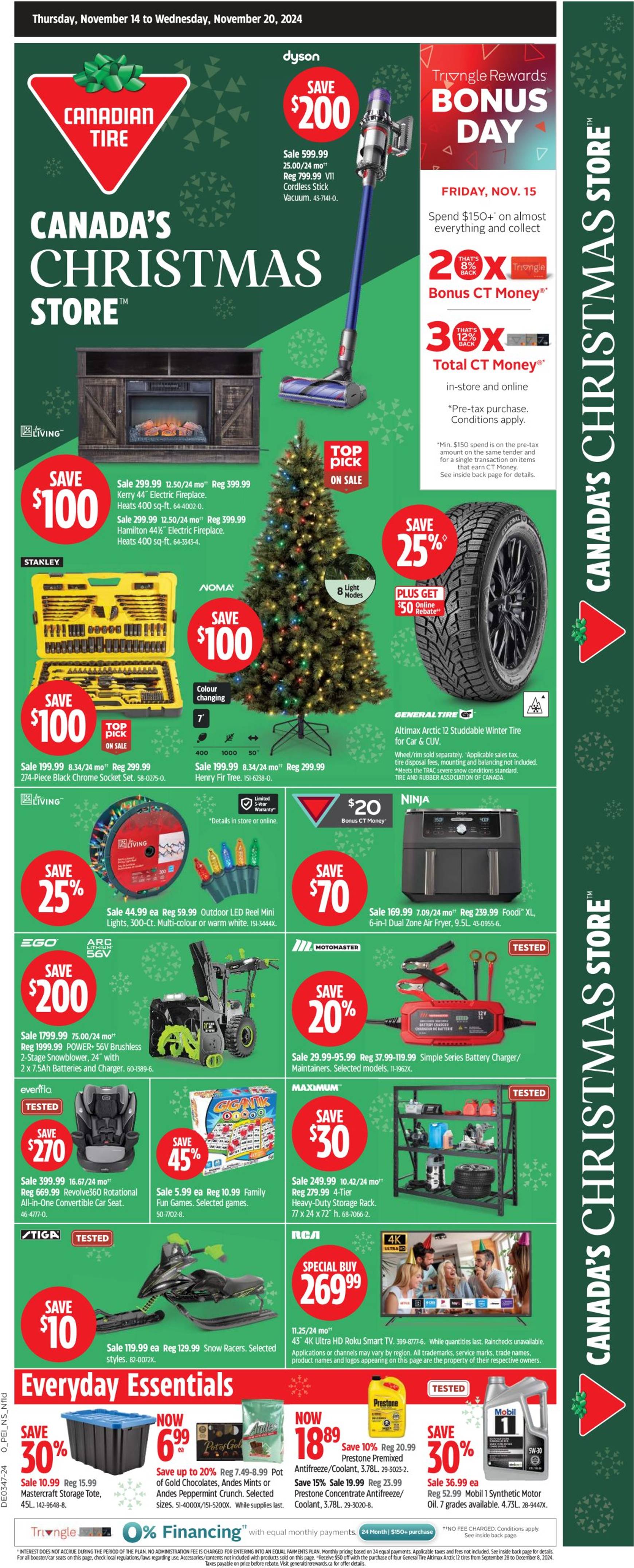 canadian-tire - Canadian Tire - Canada’s Christmas Store flyer valid from 14.11. - 20.11.