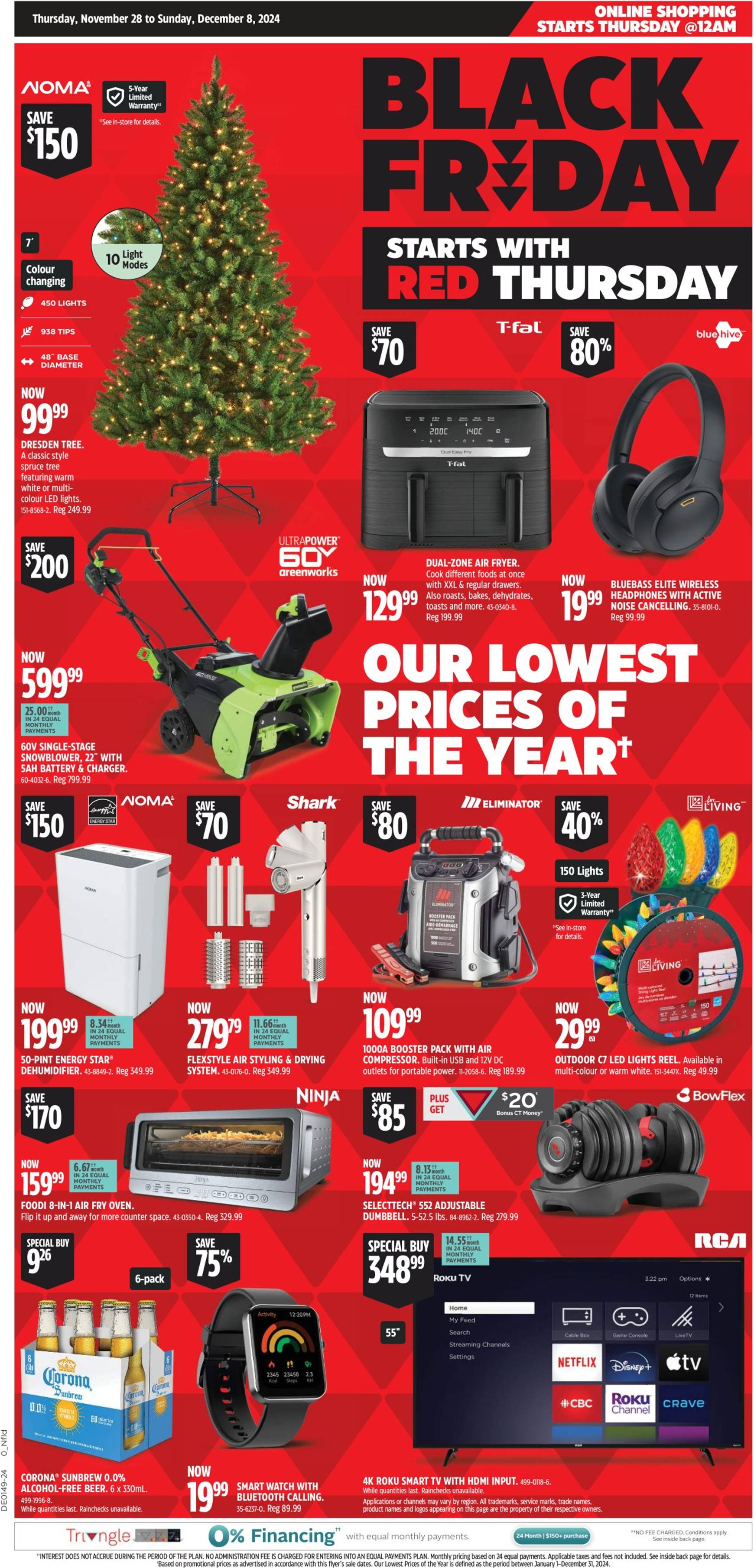 canadian-tire - Canadian Tire - Black Friday flyer valid from 11-28 - 12-08