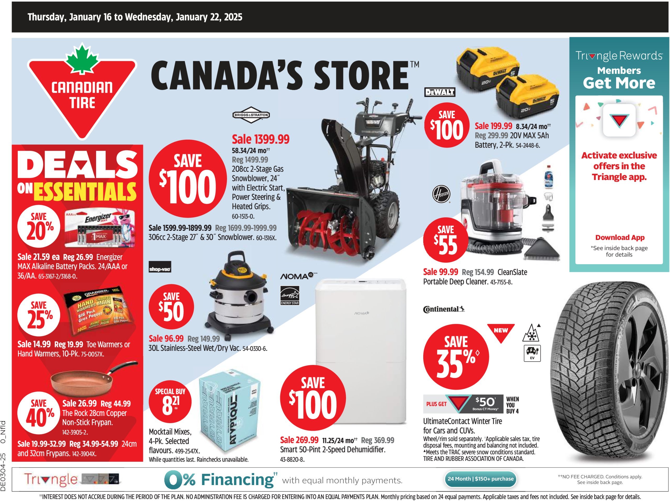 canadian-tire - Canadian Tire flyer valid from 01-16 - 01-22