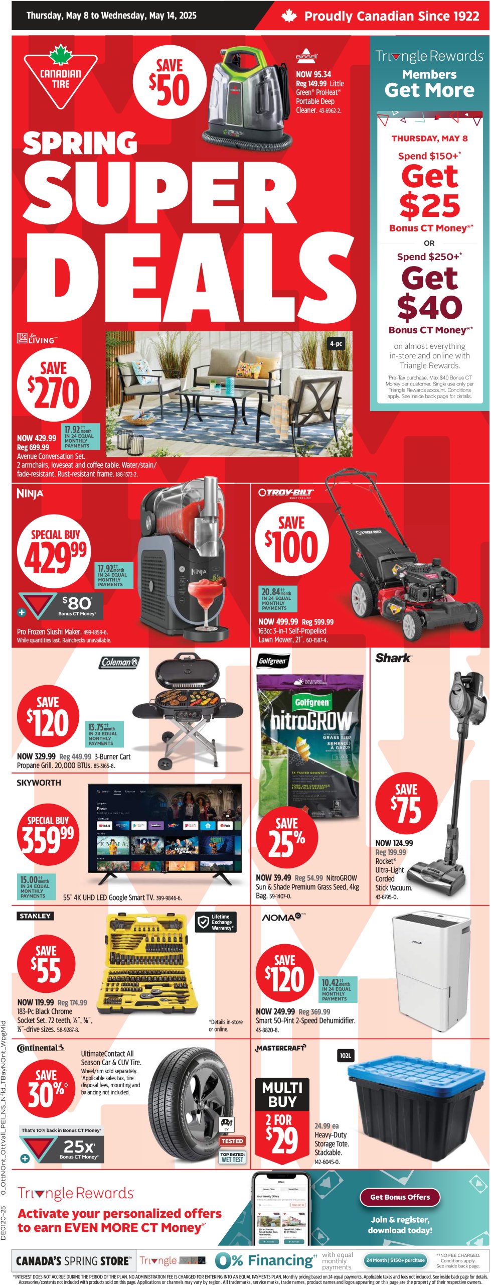 canadian-tire - Canadian Tire - Spring Super Deals flyer valid from 05-08 - 05-14