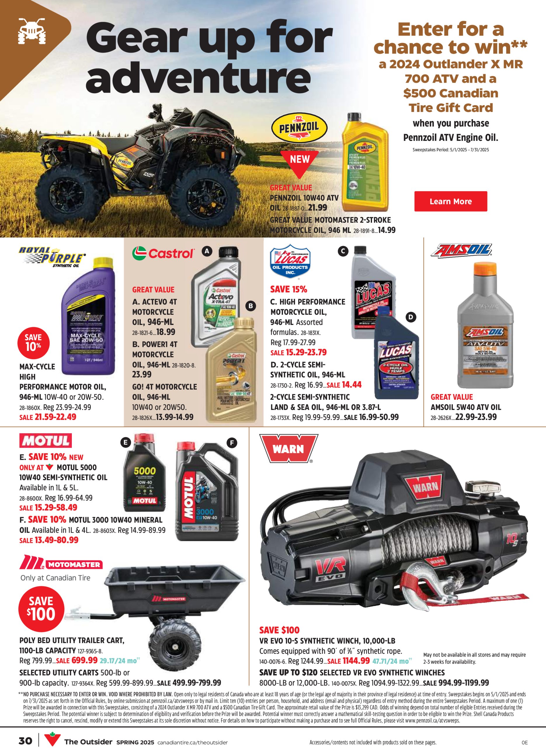 canadian-tire - Canadian Tire - The Outsider flyer valid from 05-08 - 05-28 - page: 30