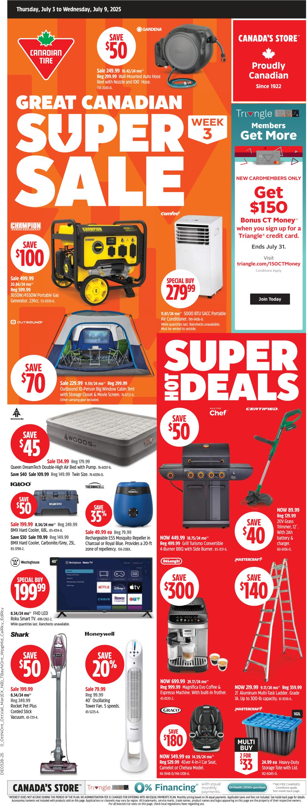 canadian-tire - Canadian Tire flyer valid from 07-03 - 07-09