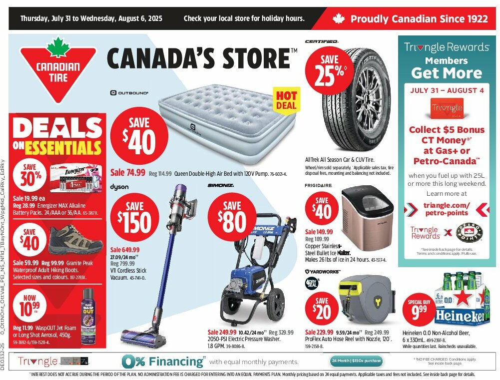 canadian-tire - Canadian Tire flyer valid from 07-31 - 08-06