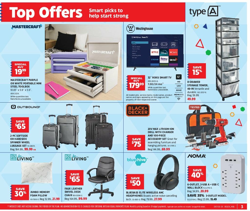 canadian-tire - Canadian Tire - Back to Class flyer valid from 08-07 - 08-27 - page: 3