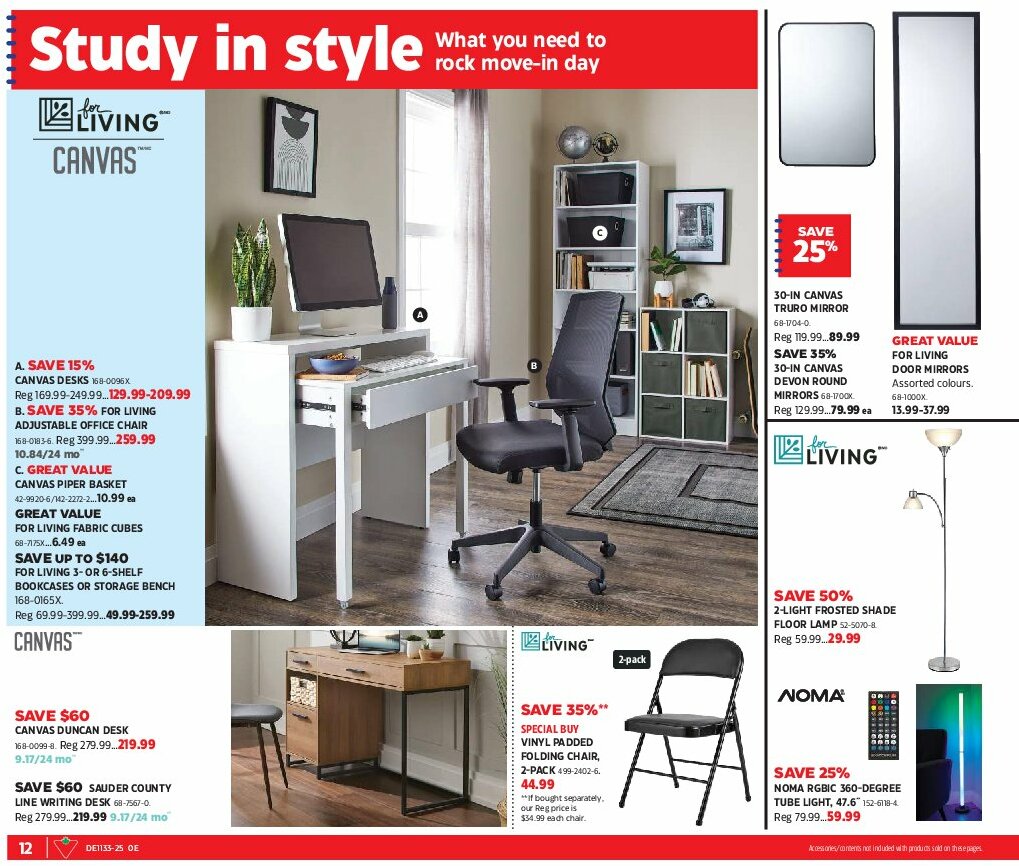 canadian-tire - Canadian Tire - Back to Class flyer valid from 08-07 - 08-27 - page: 12